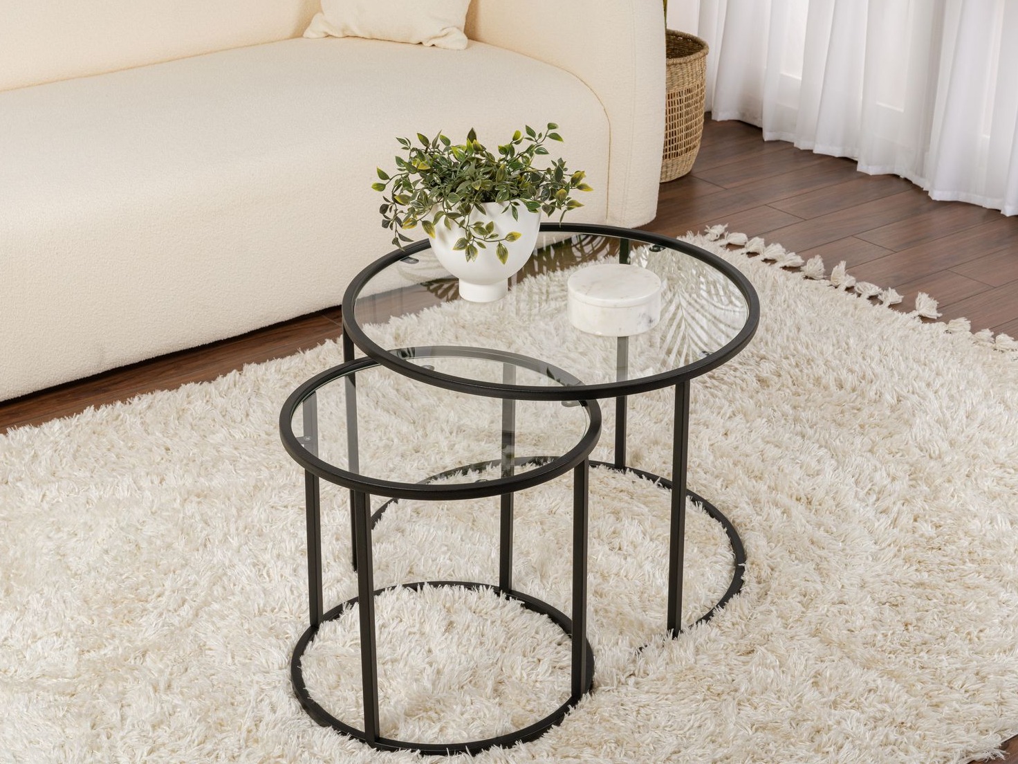 Комплект журнальных столиков Novato 123 (Чёрный)