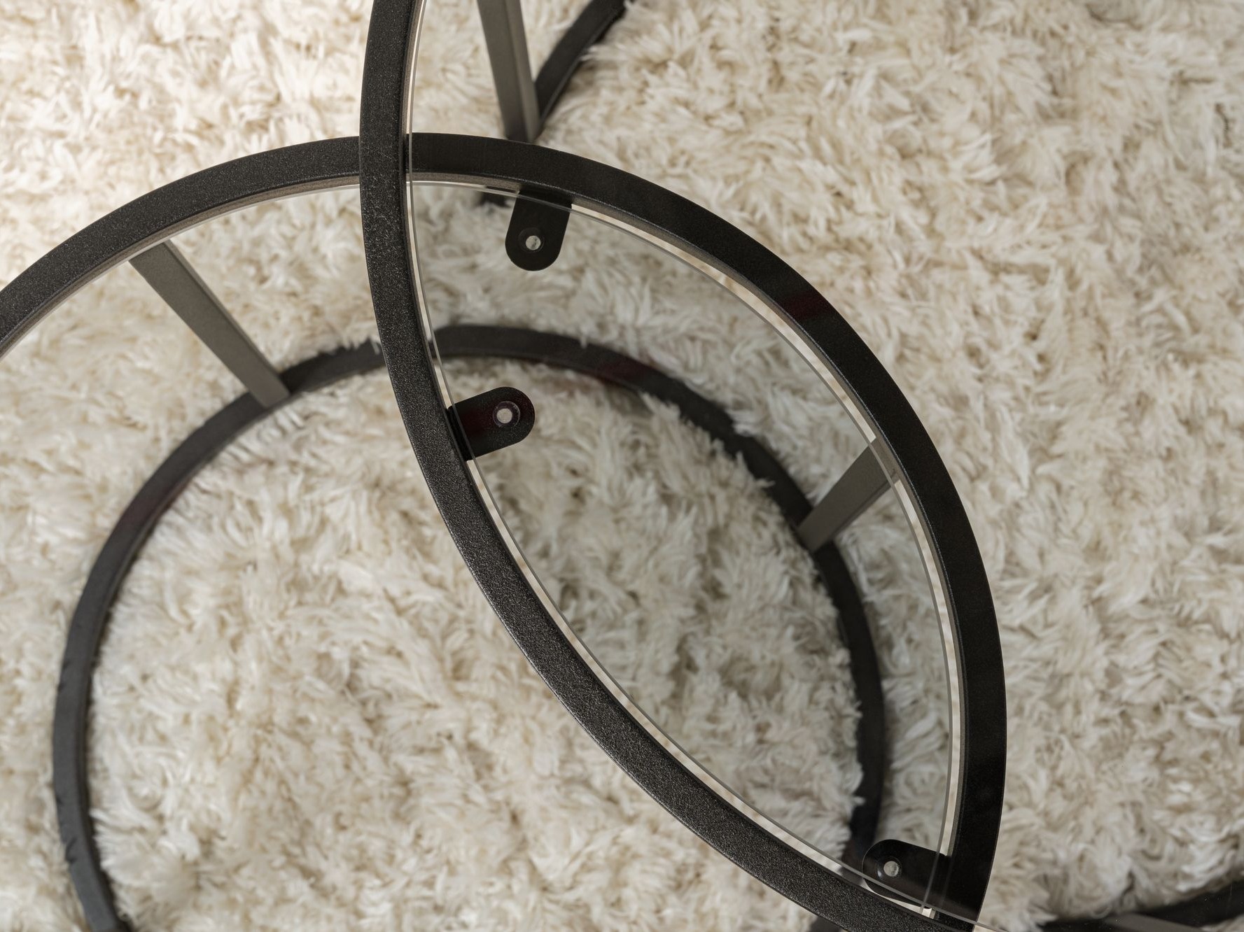 Комплект журнальных столиков Novato 124 (Чёрный)