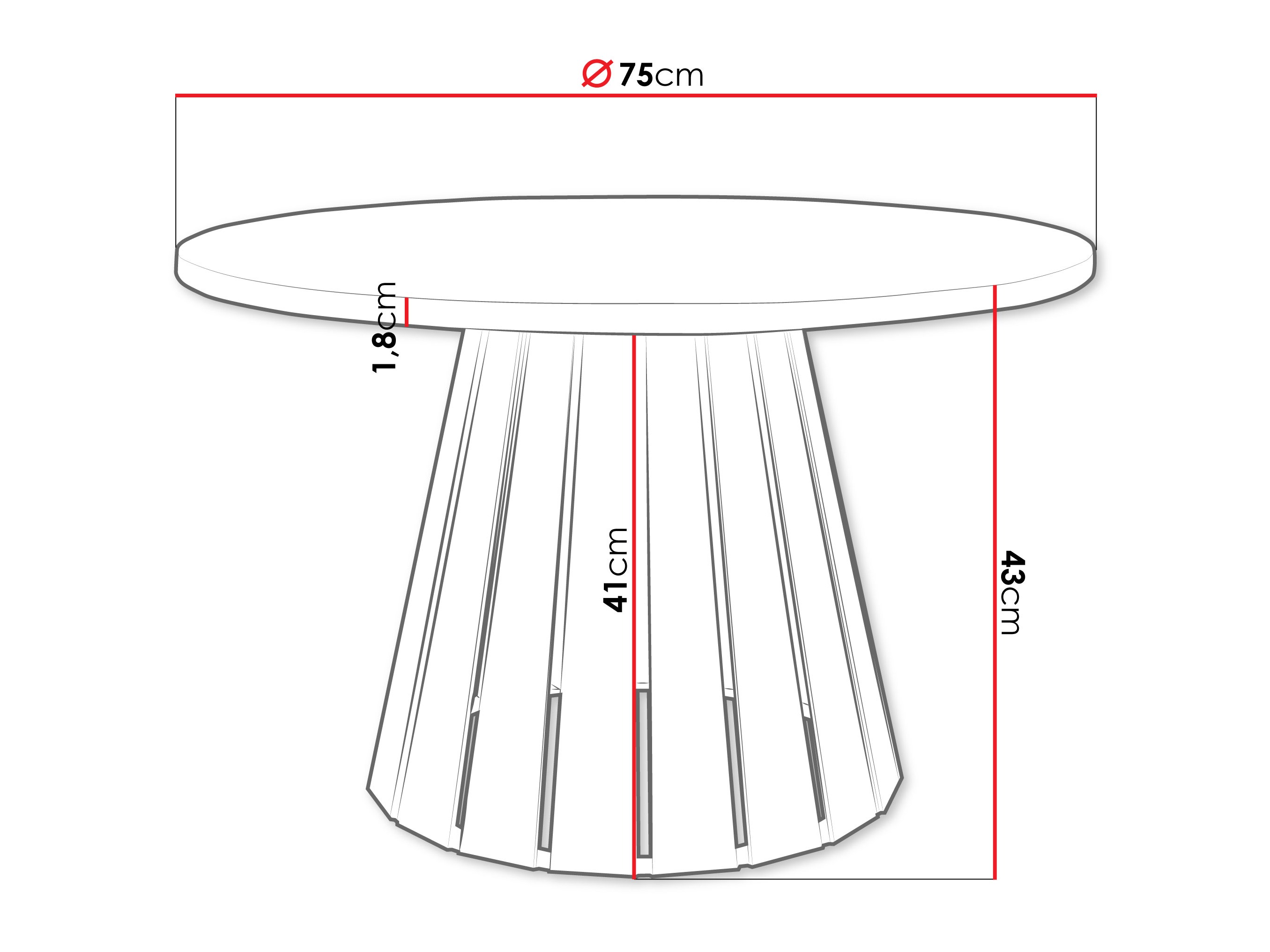 Журнальный столик Oswego 134 (Чёрный + Белый мрамор)