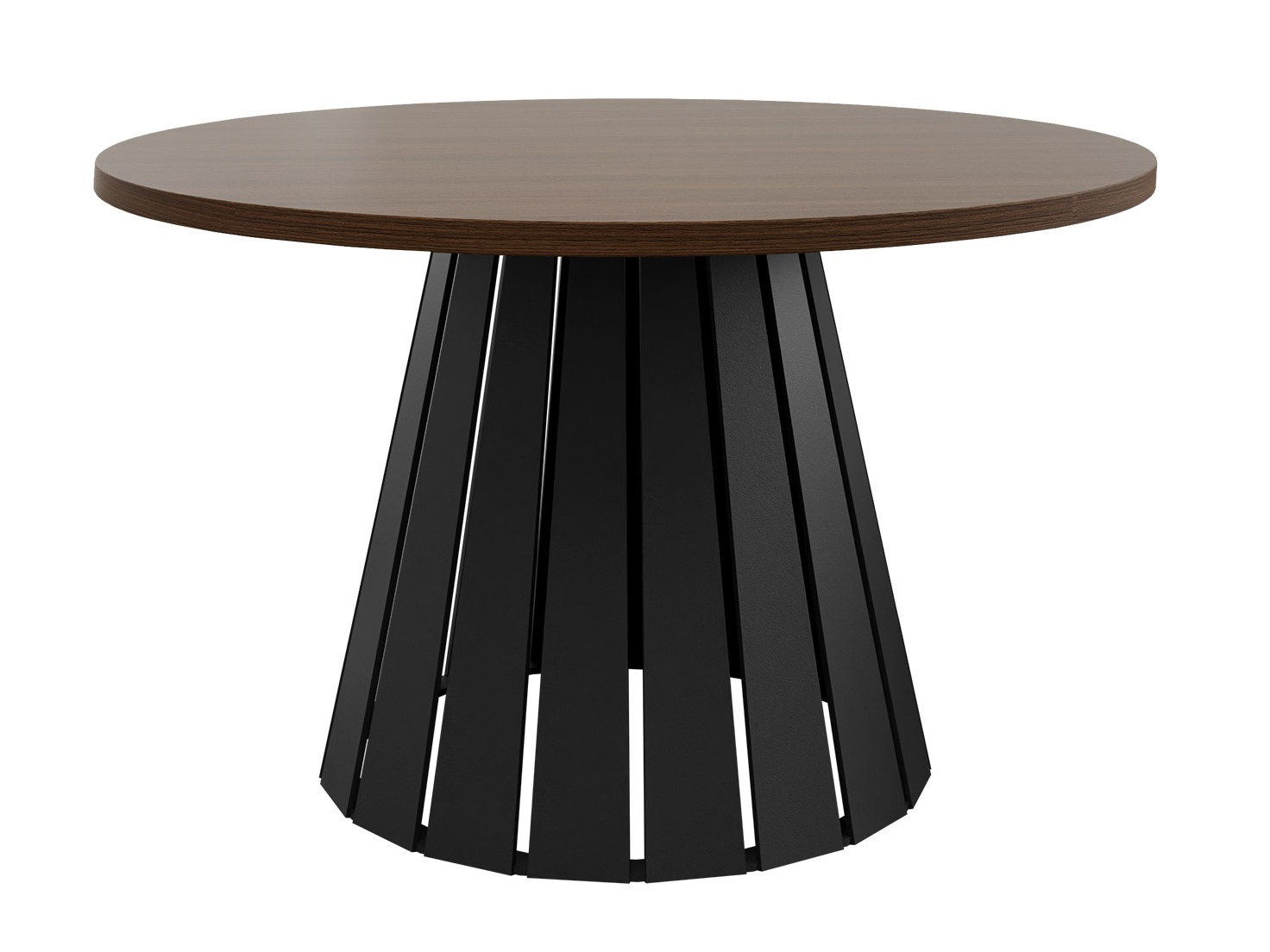 Журнальный столик Oswego 134 (Чёрный + Грецкий орех)