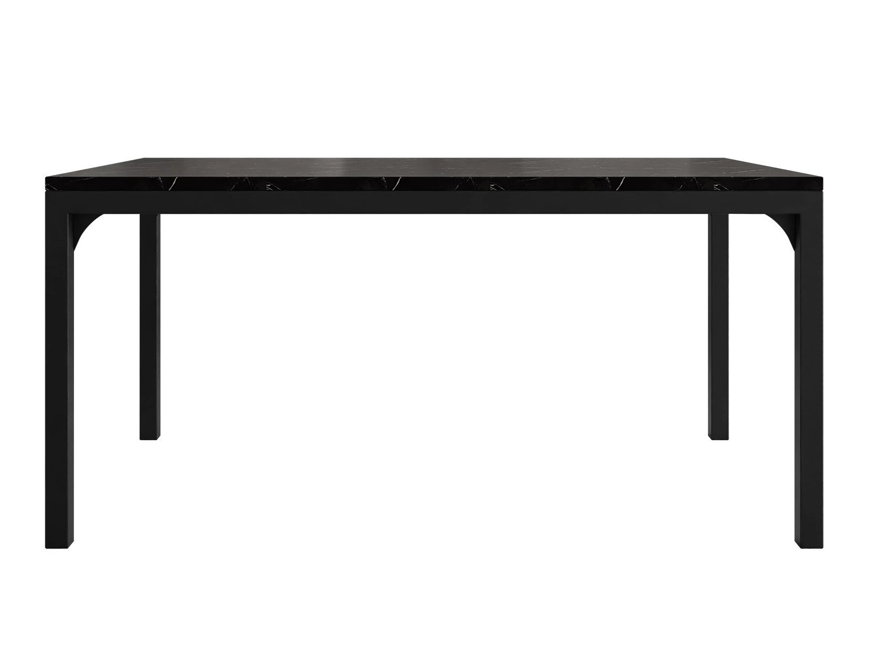 Журнальный столик Oswego 138 (Черный мрамор + Чёрный)