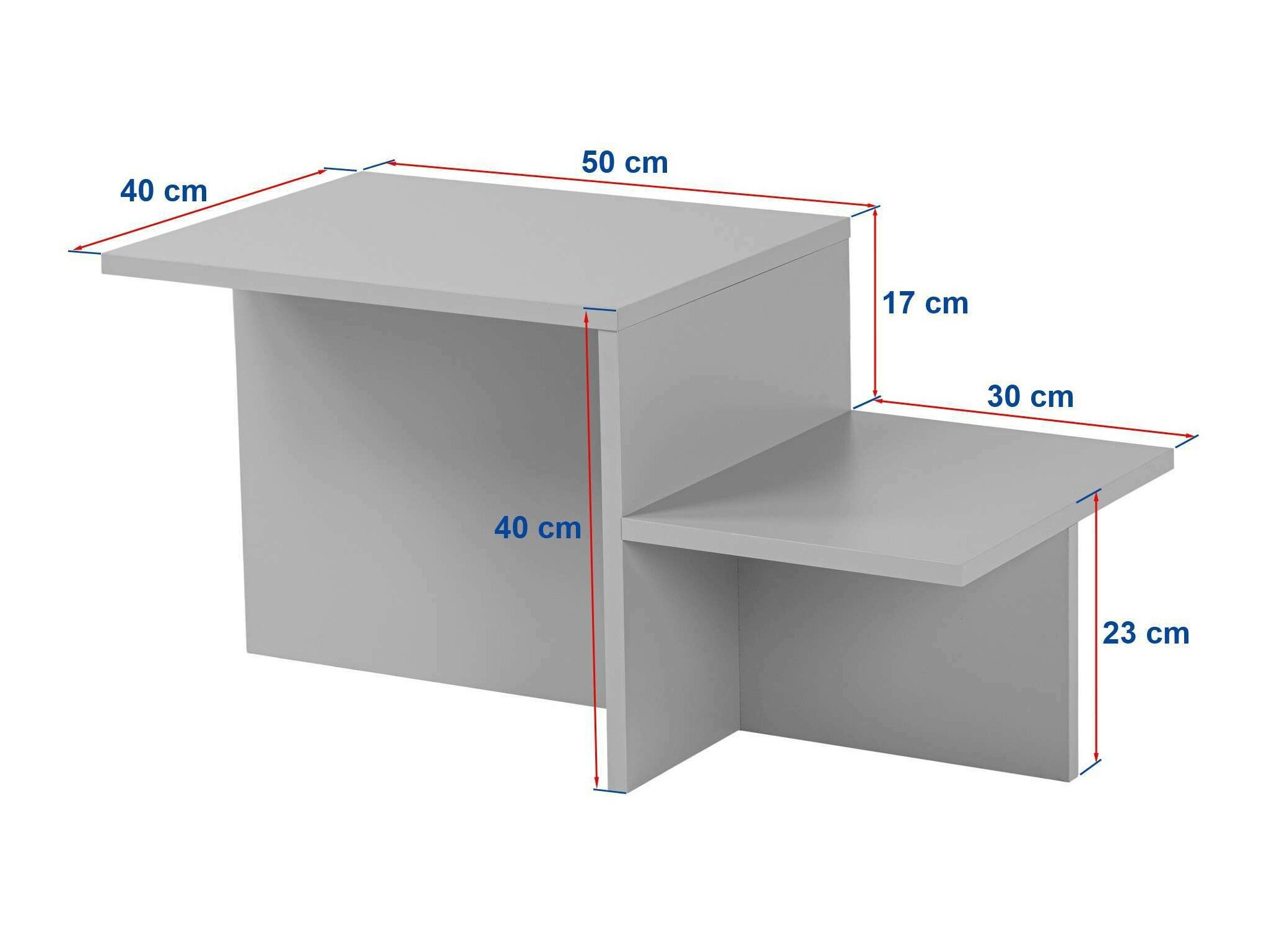 Žurnālu galdiņš Novato 104 (Balts marmors)