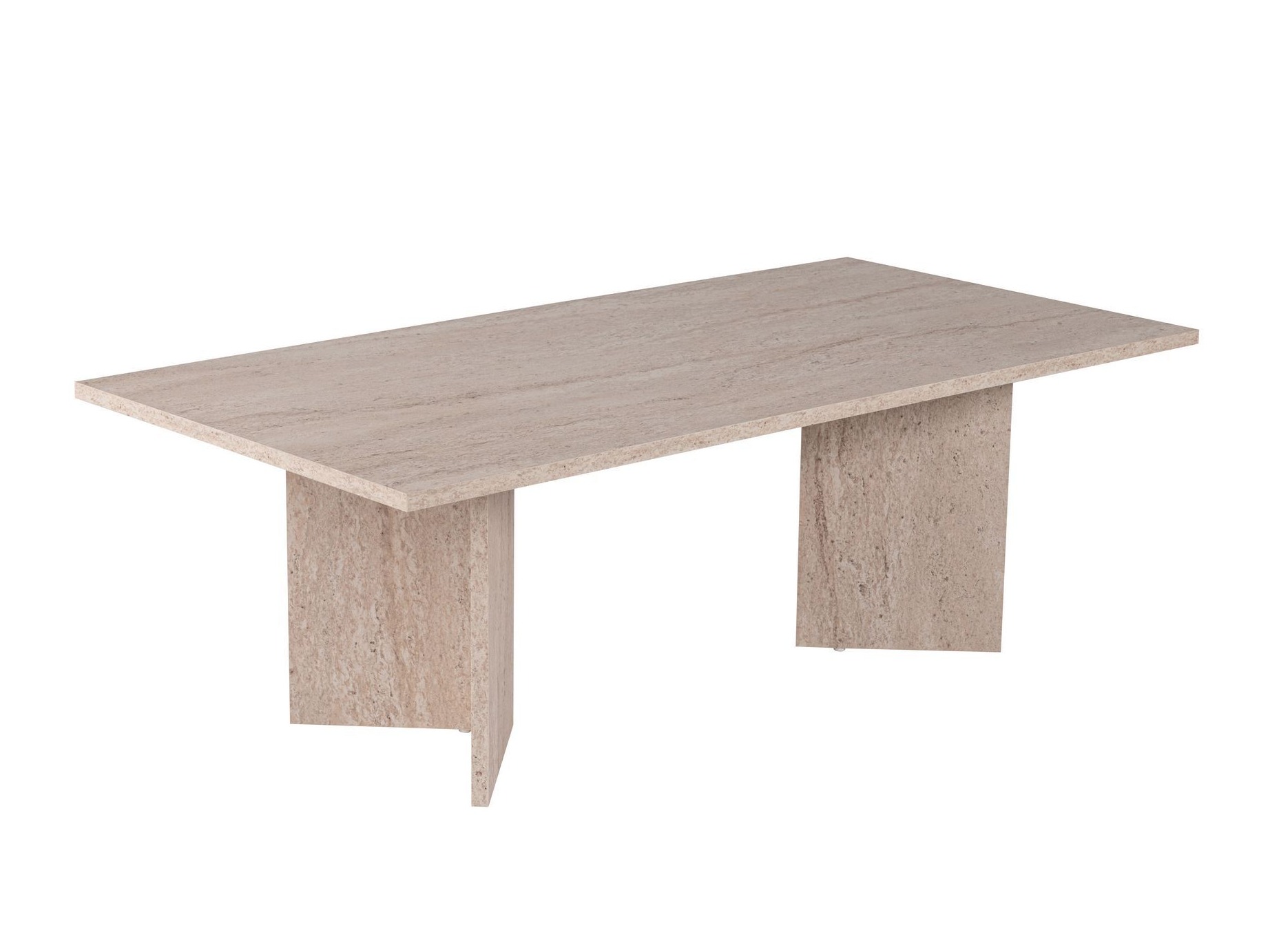 Žurnālu galdiņš Novato 132 (Gaišs travertīns)