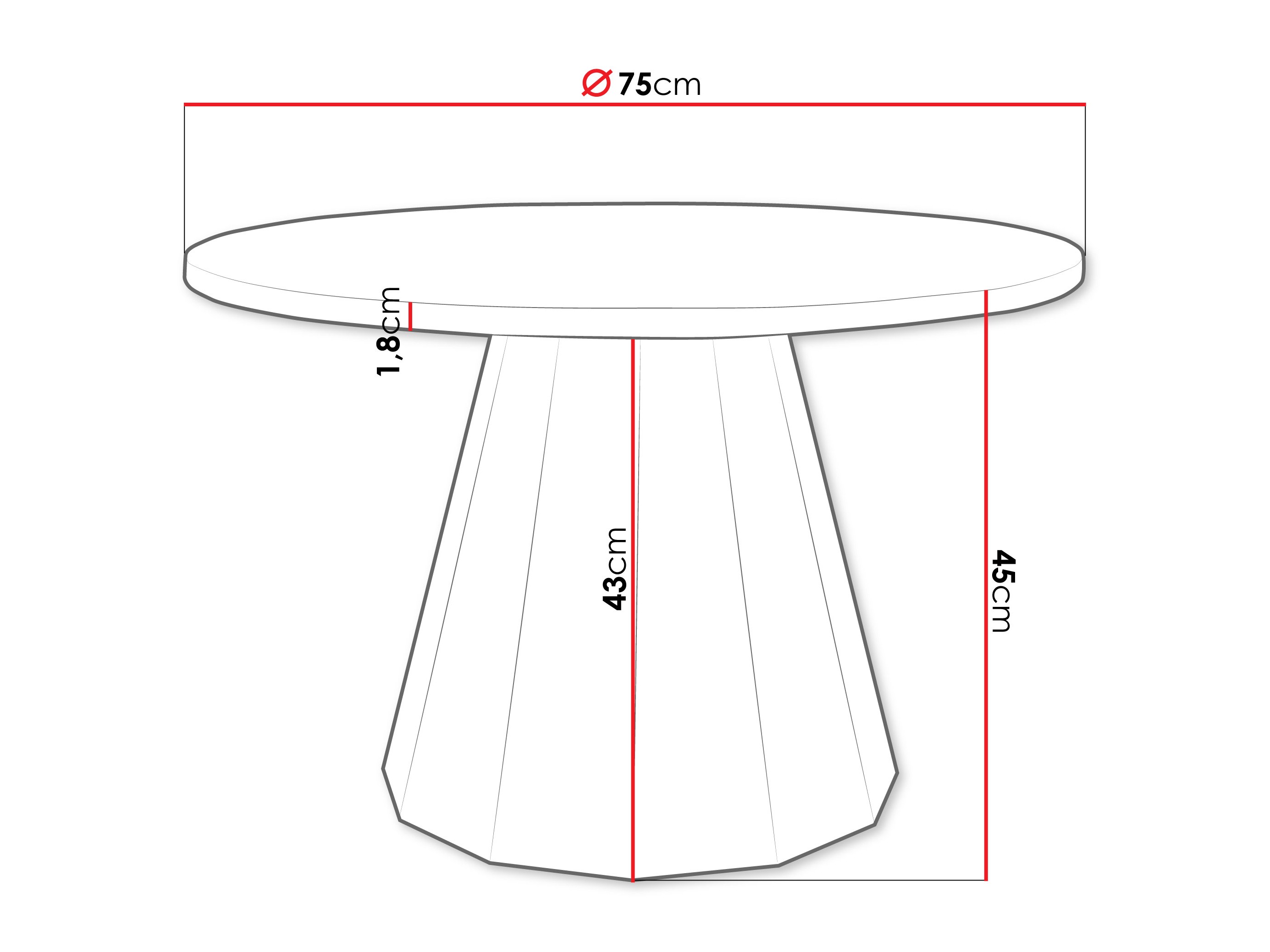 Журнальный столик Oswego 139 (Чёрный + Белый мрамор)