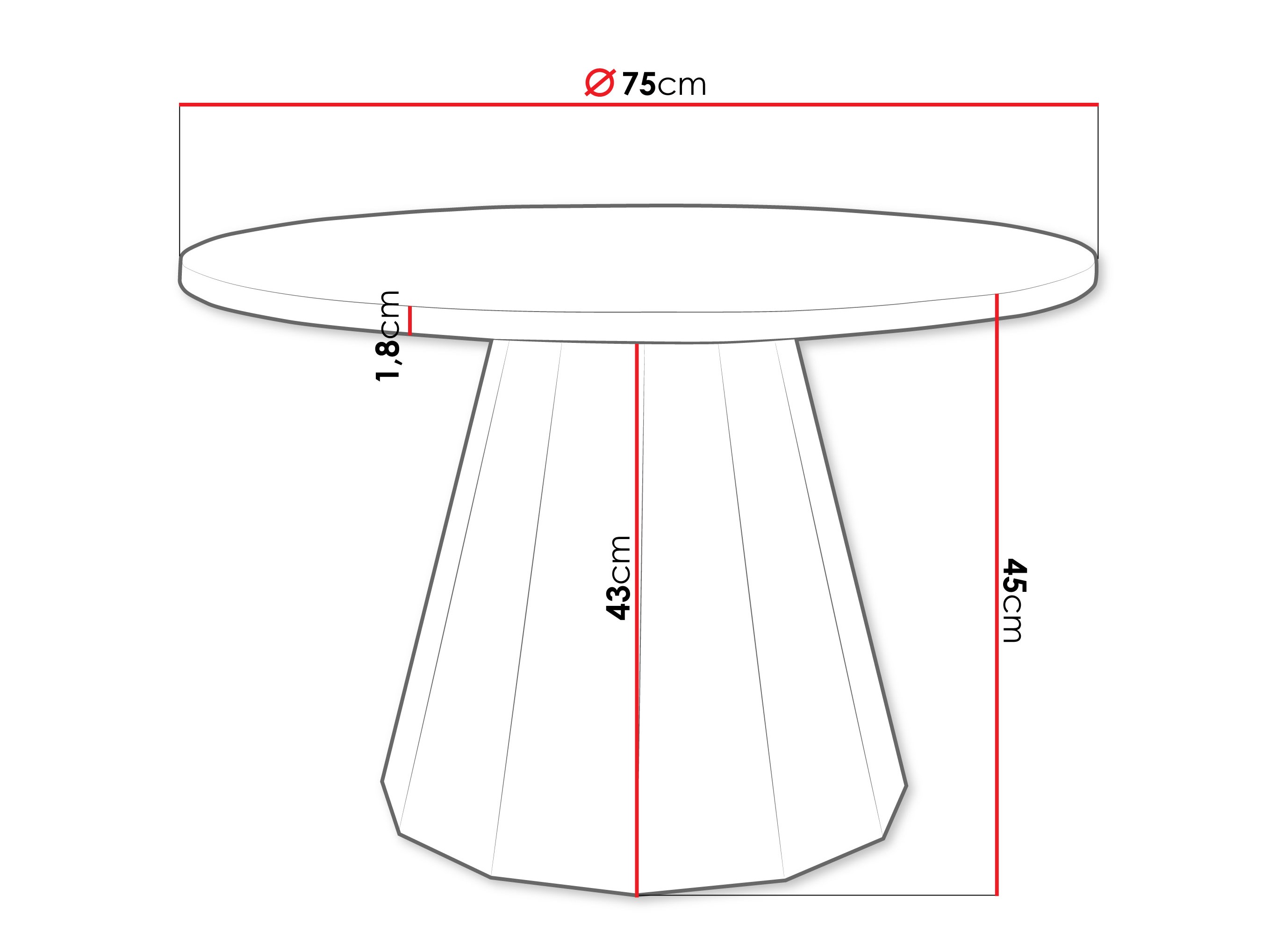 Журнальный столик Oswego 139 (Чёрный + Дуб)