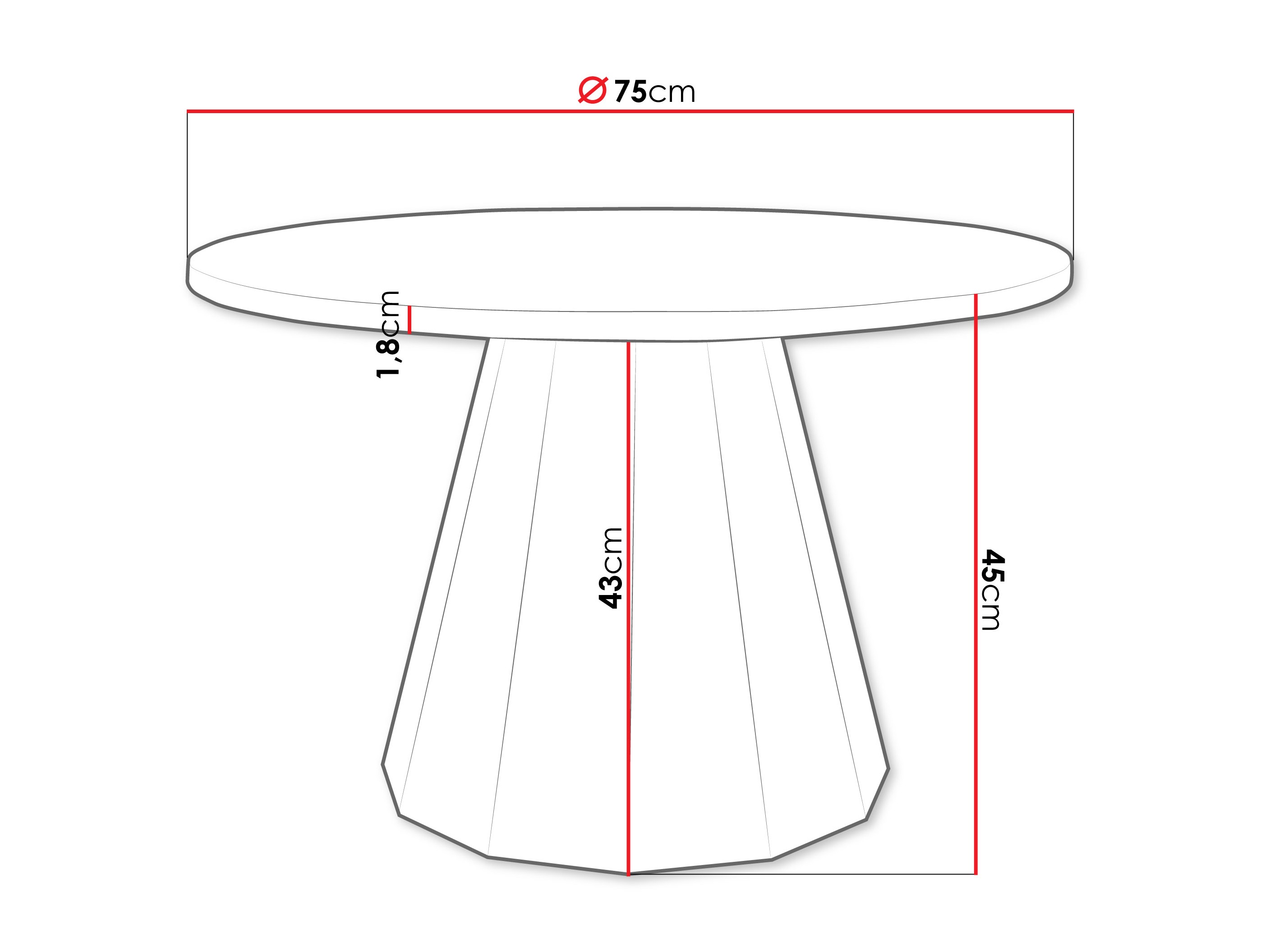 Журнальный столик Oswego 139 (Чёрный + Кашемир)