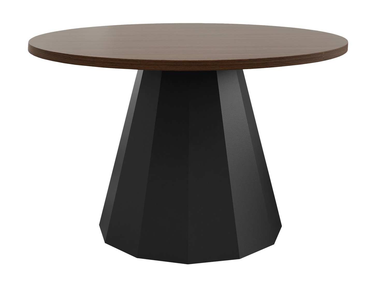 Žurnālu galdiņš Oswego 139 (Melns + Riekstkoks)