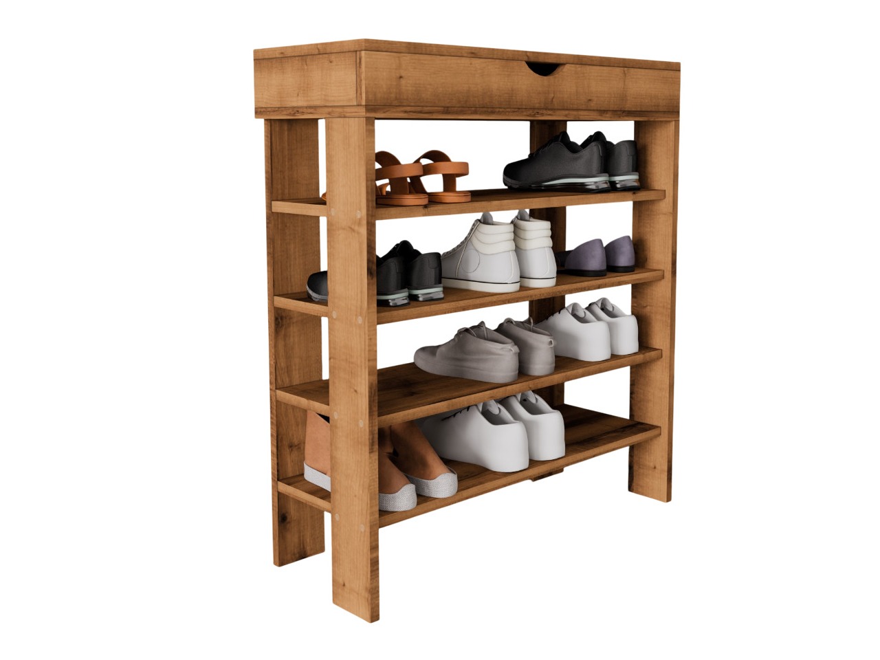 Apavu plaukts Kailua 2519 (Riekstkoks)