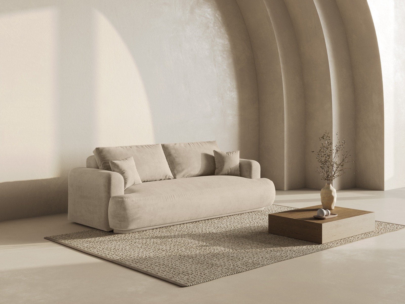 Dīvāns gulta Beckley 161 (Vogue 01)