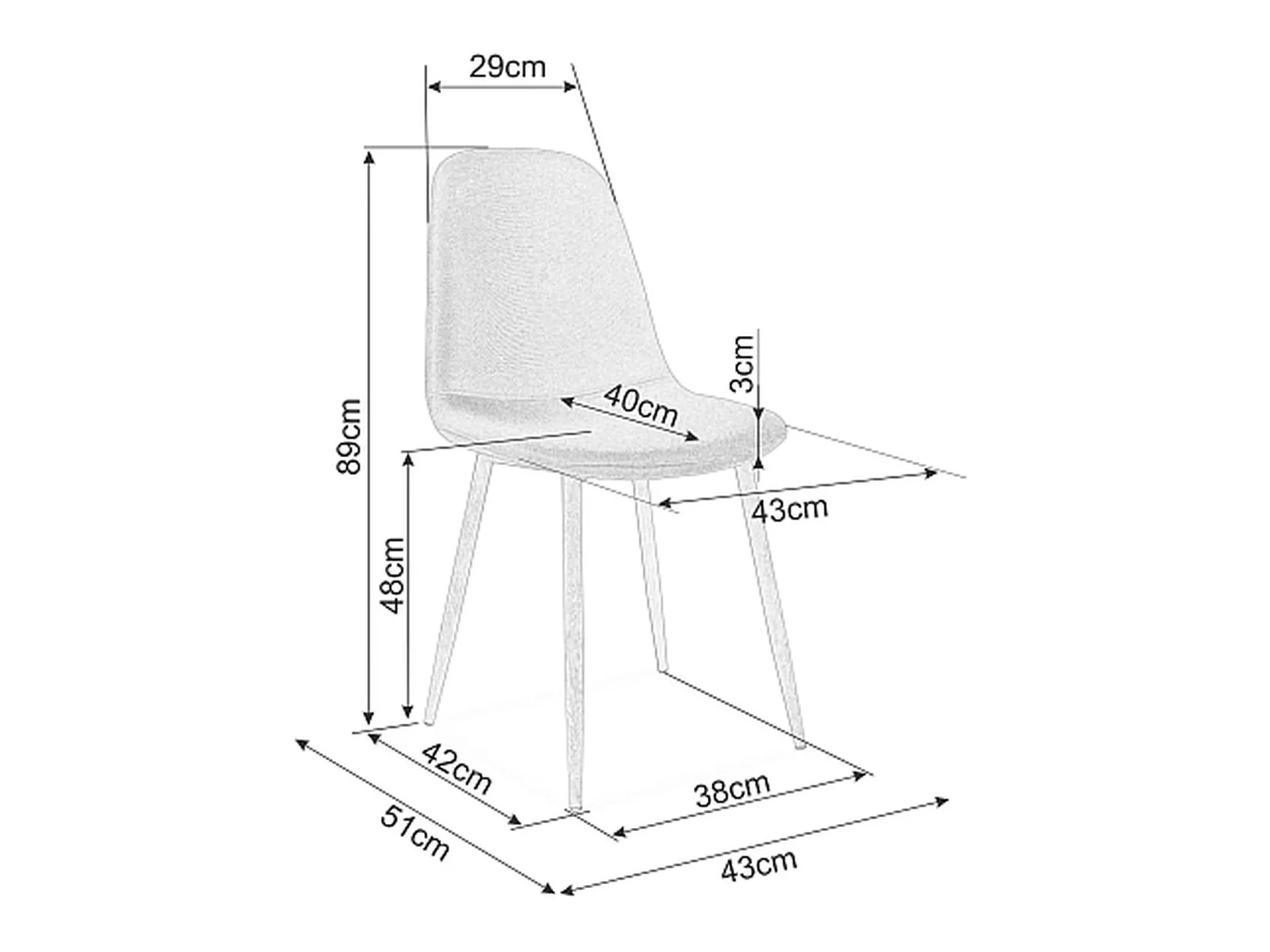 Krēsls Detroit 767 (Pelēks + Melns)