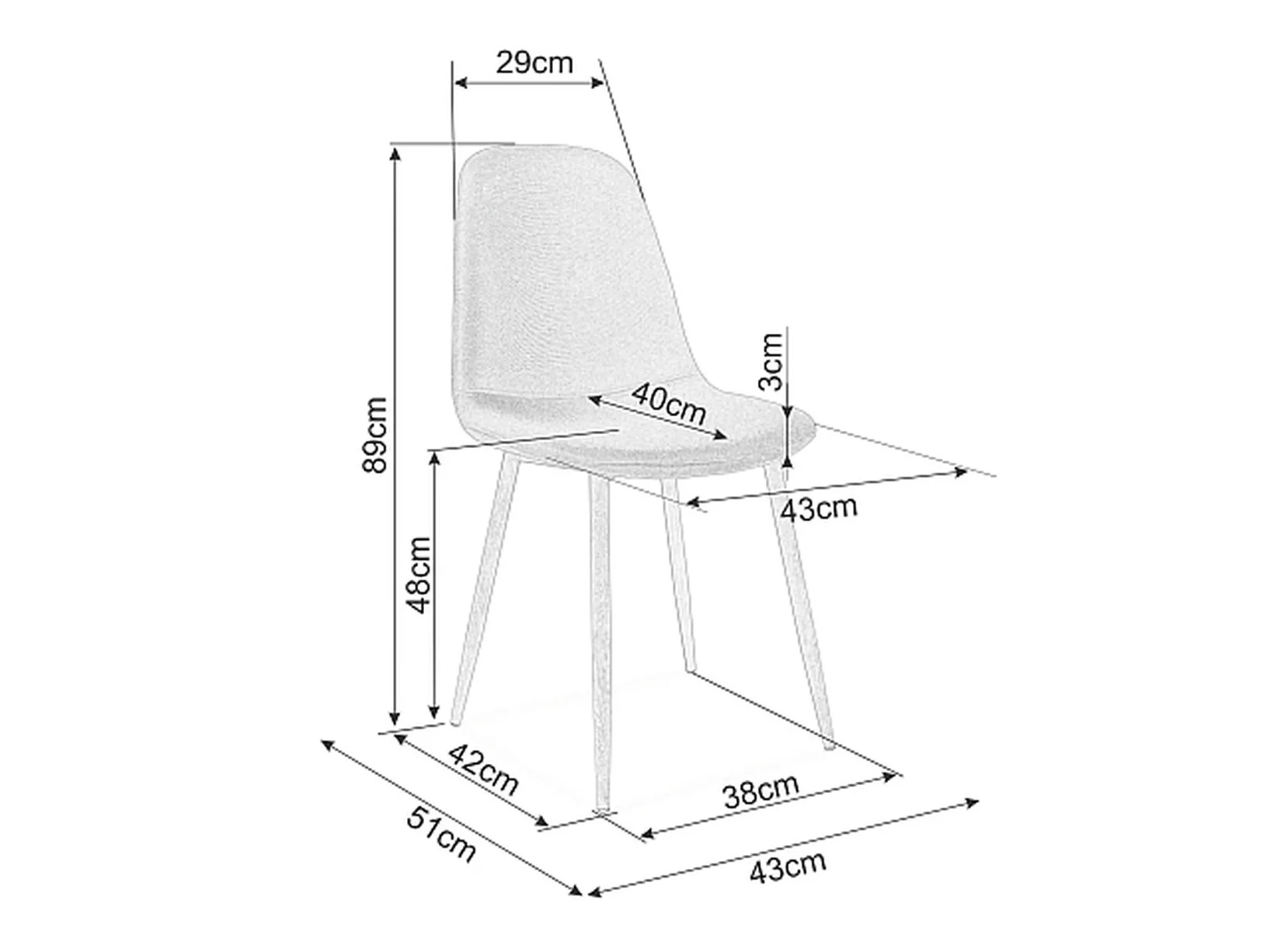 Krēsls Detroit 767 (Pelēks + Ozols)
