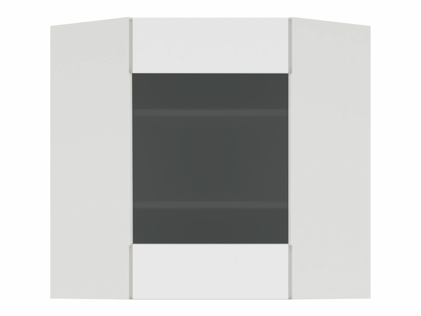 Moduļu piekarams stūra skapis Top White 160