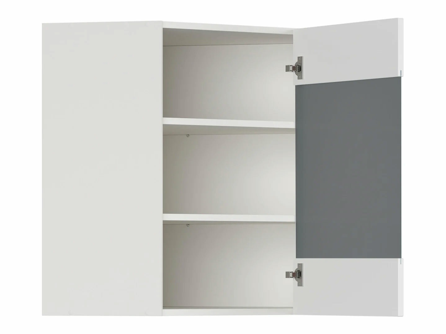 Moduļu piekarams stūra skapis Top White 160