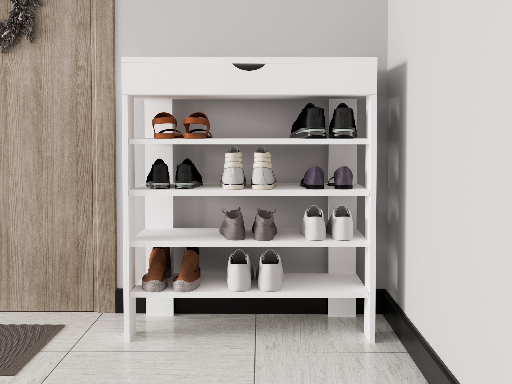 Полка для обуви Kailua 2519 (Белый)