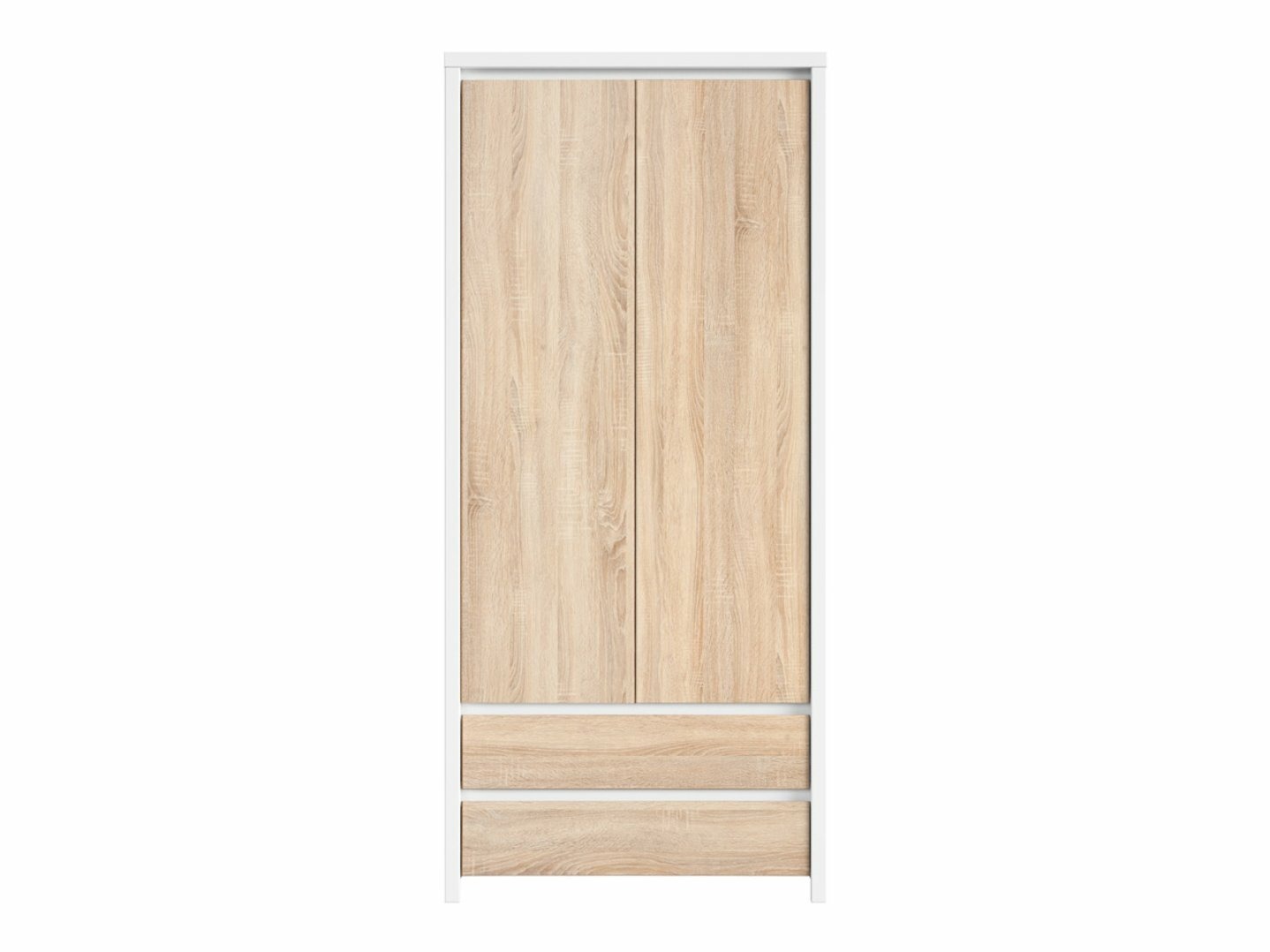 Шкаф Nolroma 117 (Белый + Сонома Дуб)