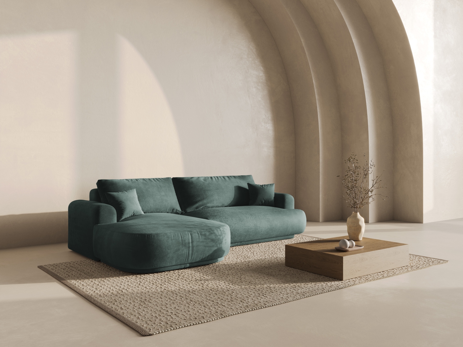 Stūra dīvāns Beckley 162 (Vogue 12)