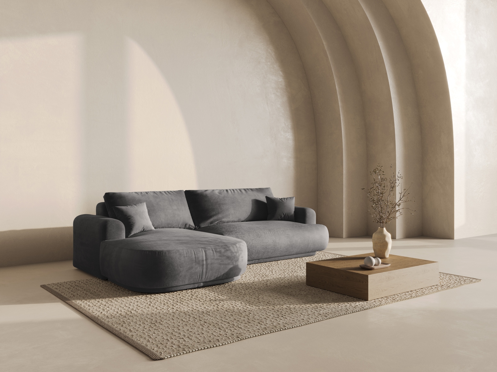 Stūra dīvāns Beckley 162 (Vogue 15)