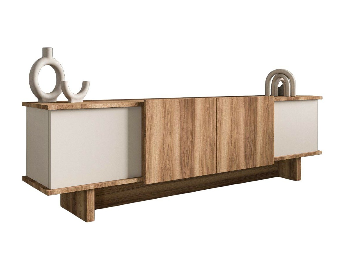 TV galds Kailua 2513 (Bēšs + Riekstkoks)