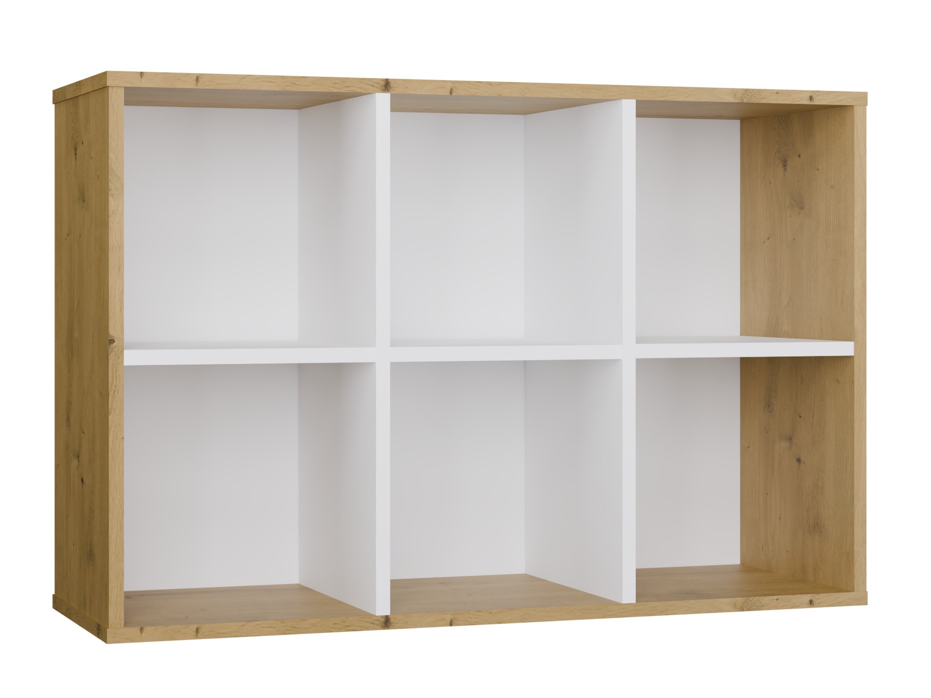 Plaukts Mandeville 296 (Balts + Artisan ozols)