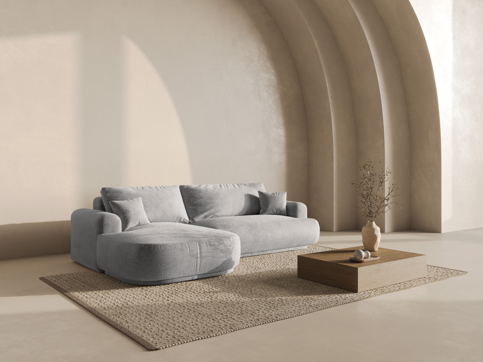 Stūra dīvāns Beckley 162 (Sorella 84)