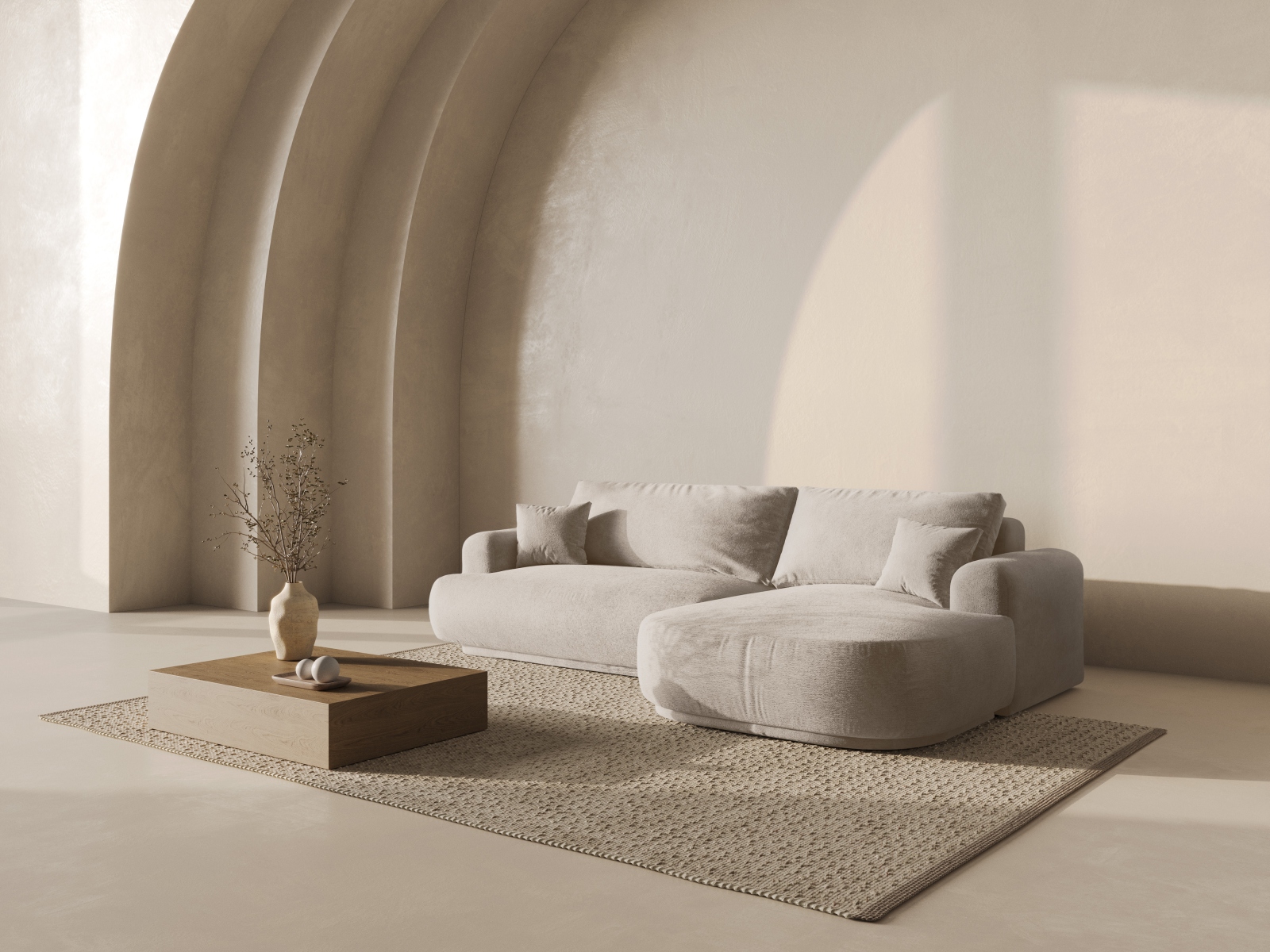 Угловой диван Beckley 162 (Sorella 05)