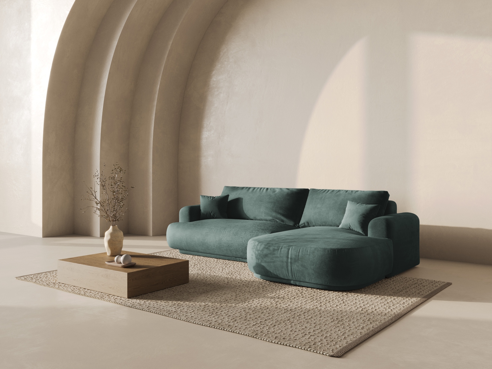 Угловой диван Beckley 162 (Vogue 12)