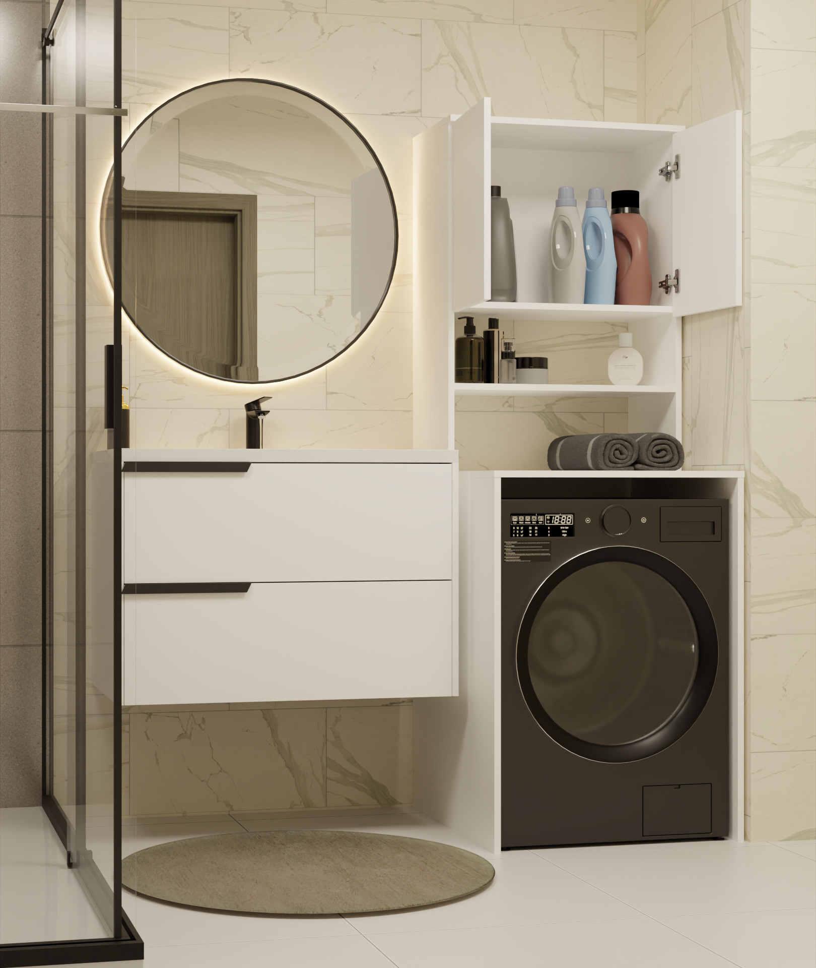 Vannas istabas plaukts Balelbo 107