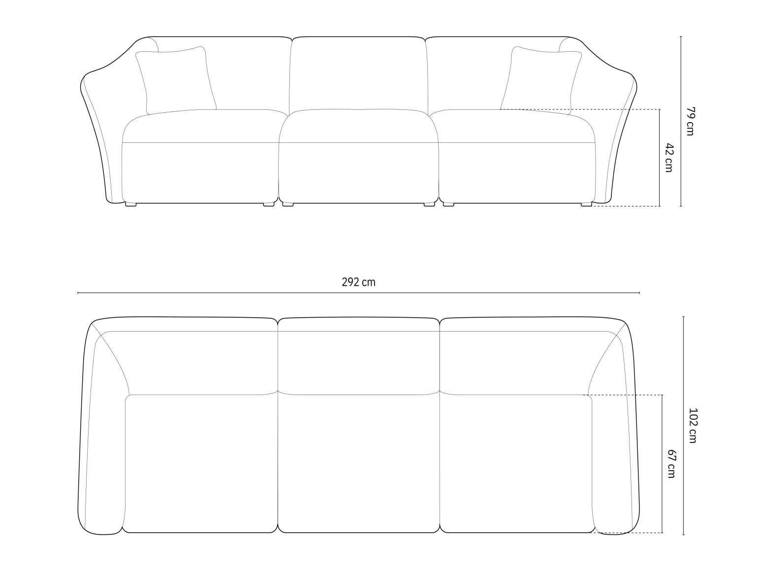 Диван Beckley 166 (Sicuro 65)