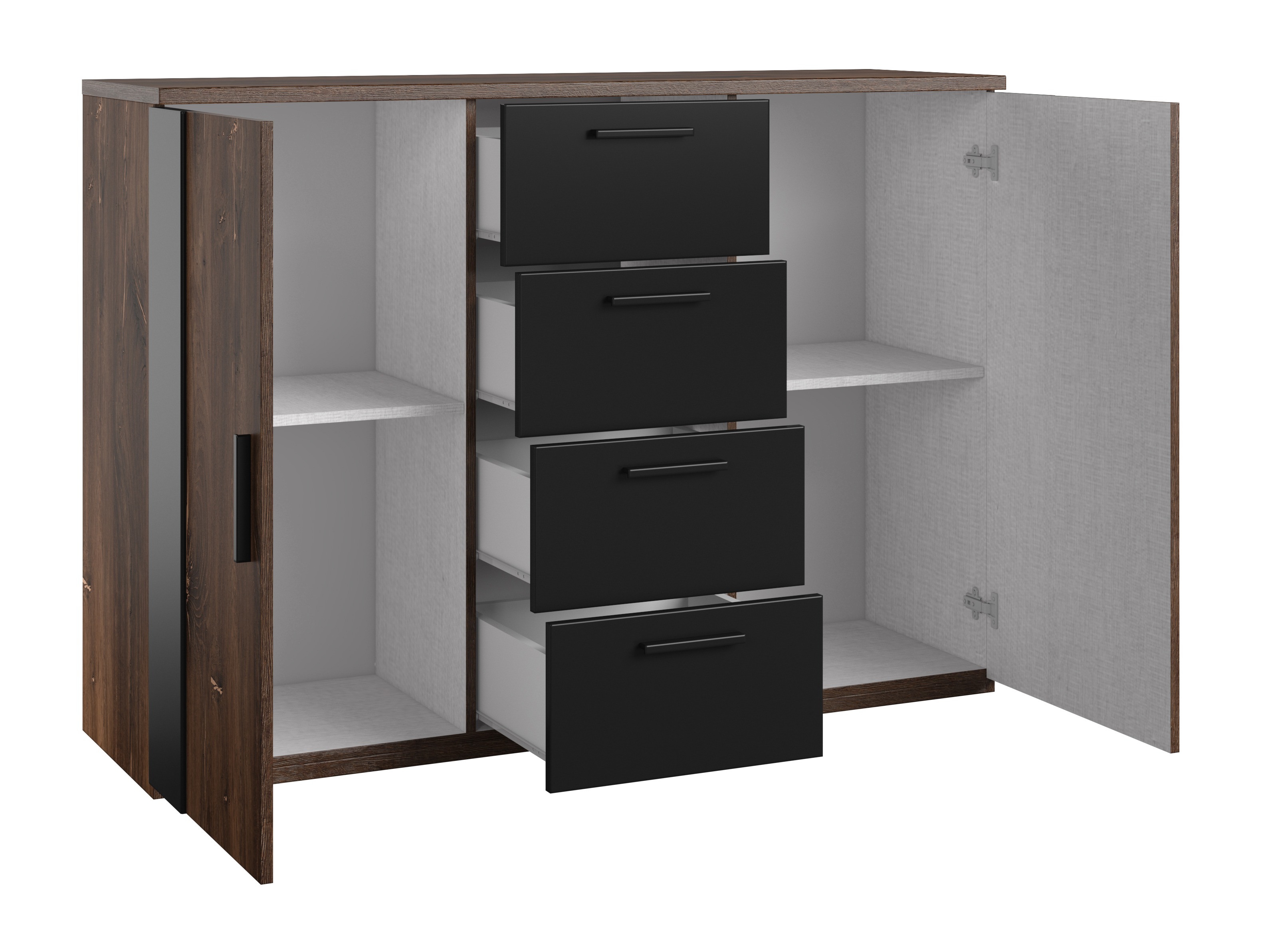 Kомод Felelie 102 (Tamus Flagstaf дуб + Медь)