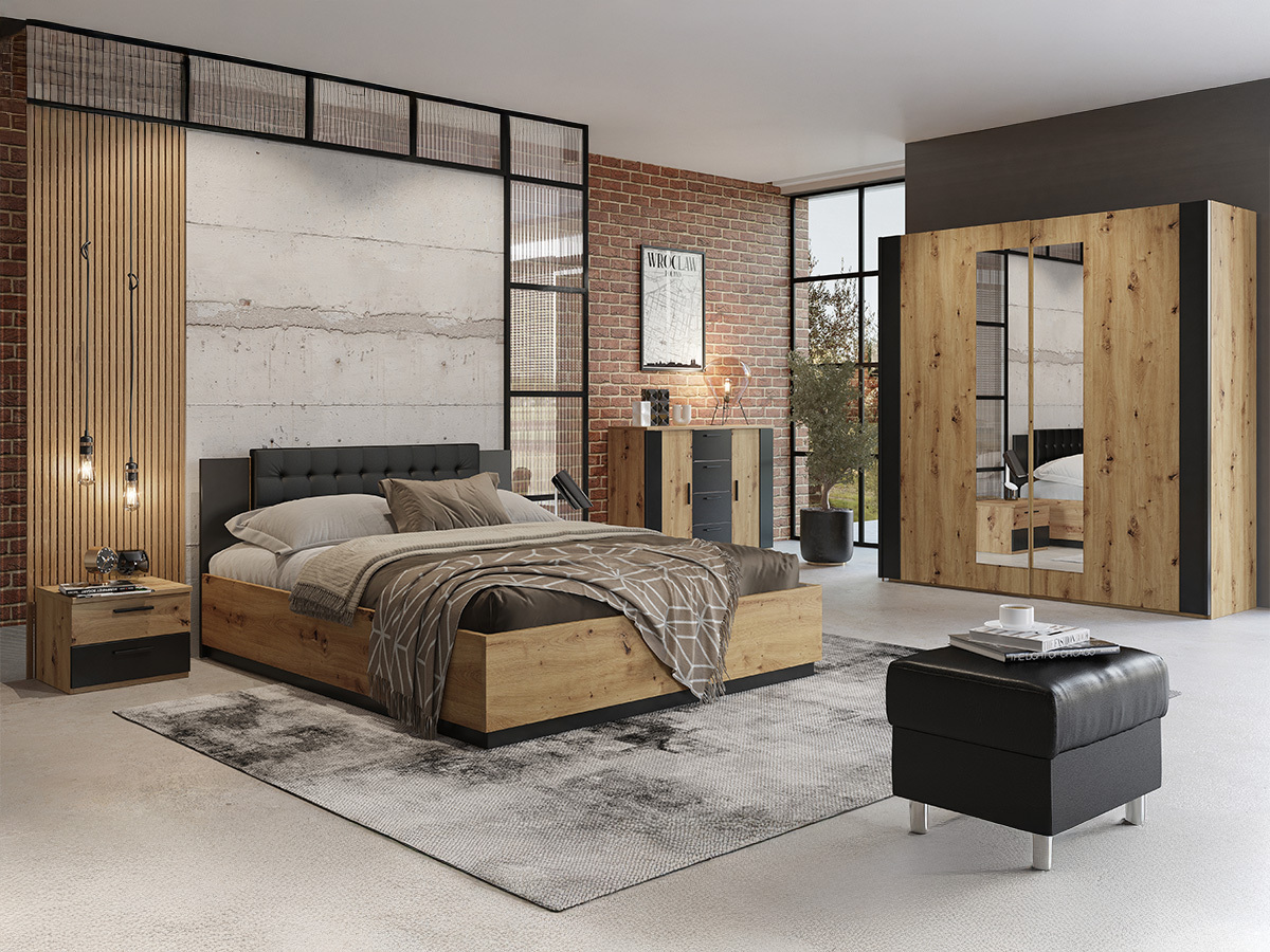 Прикроватная тумбочка Felelie 101 (Artisan дуб)