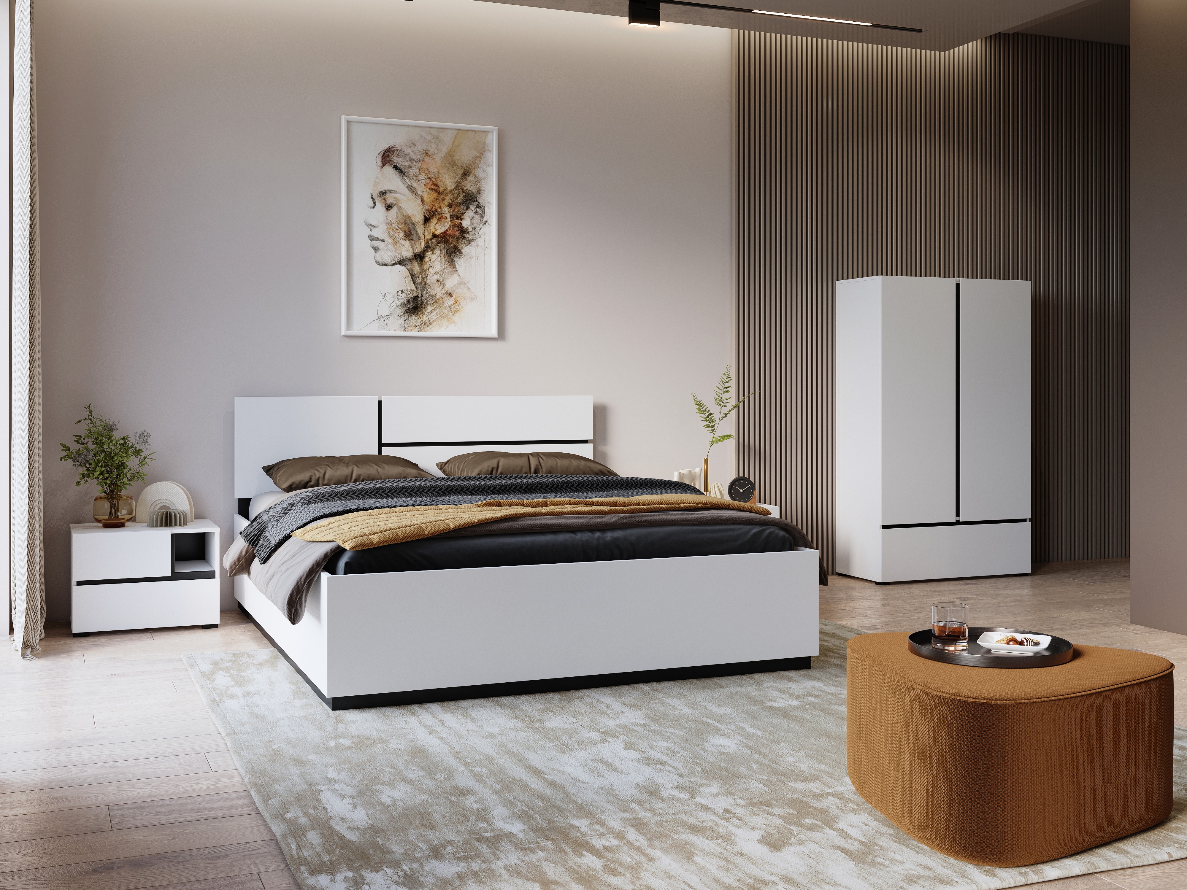 Стеллаж Alfere 122 (Белый)