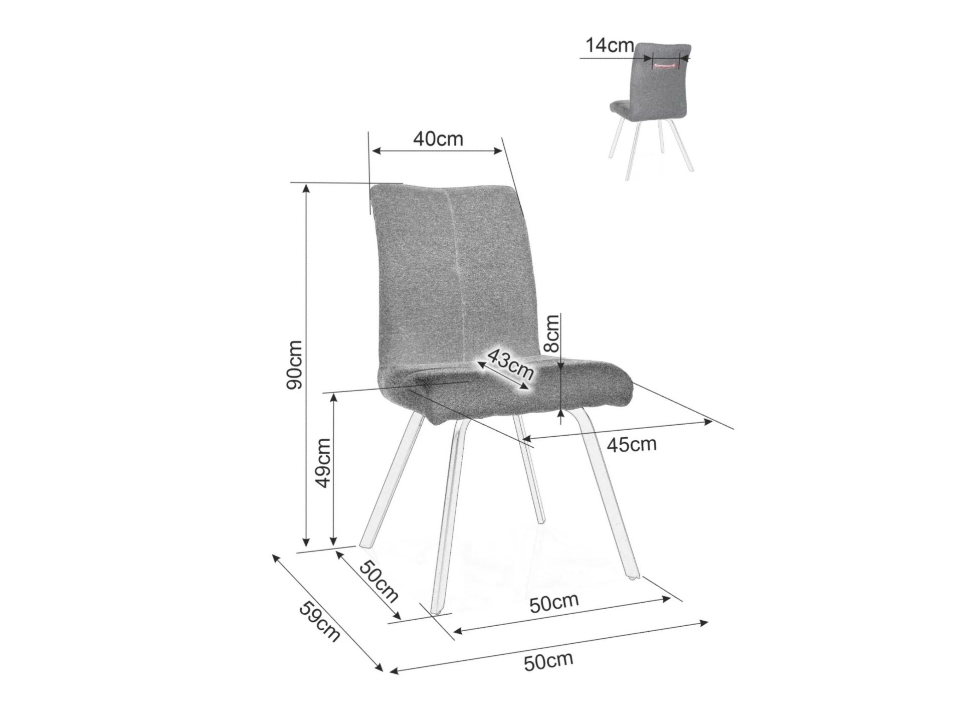 Стул Detroit 777