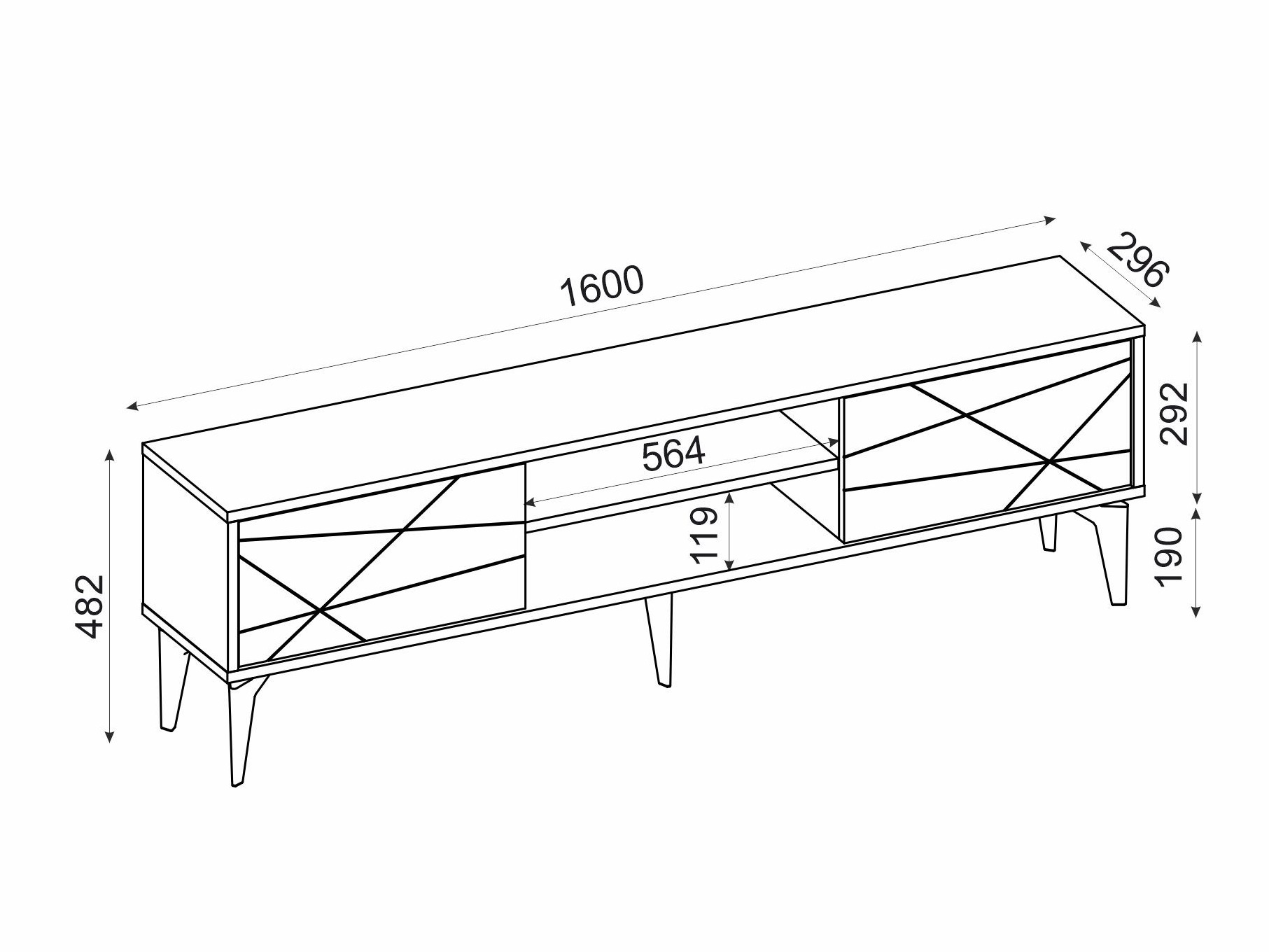 TV galds Kailua 2535 (Ozols)