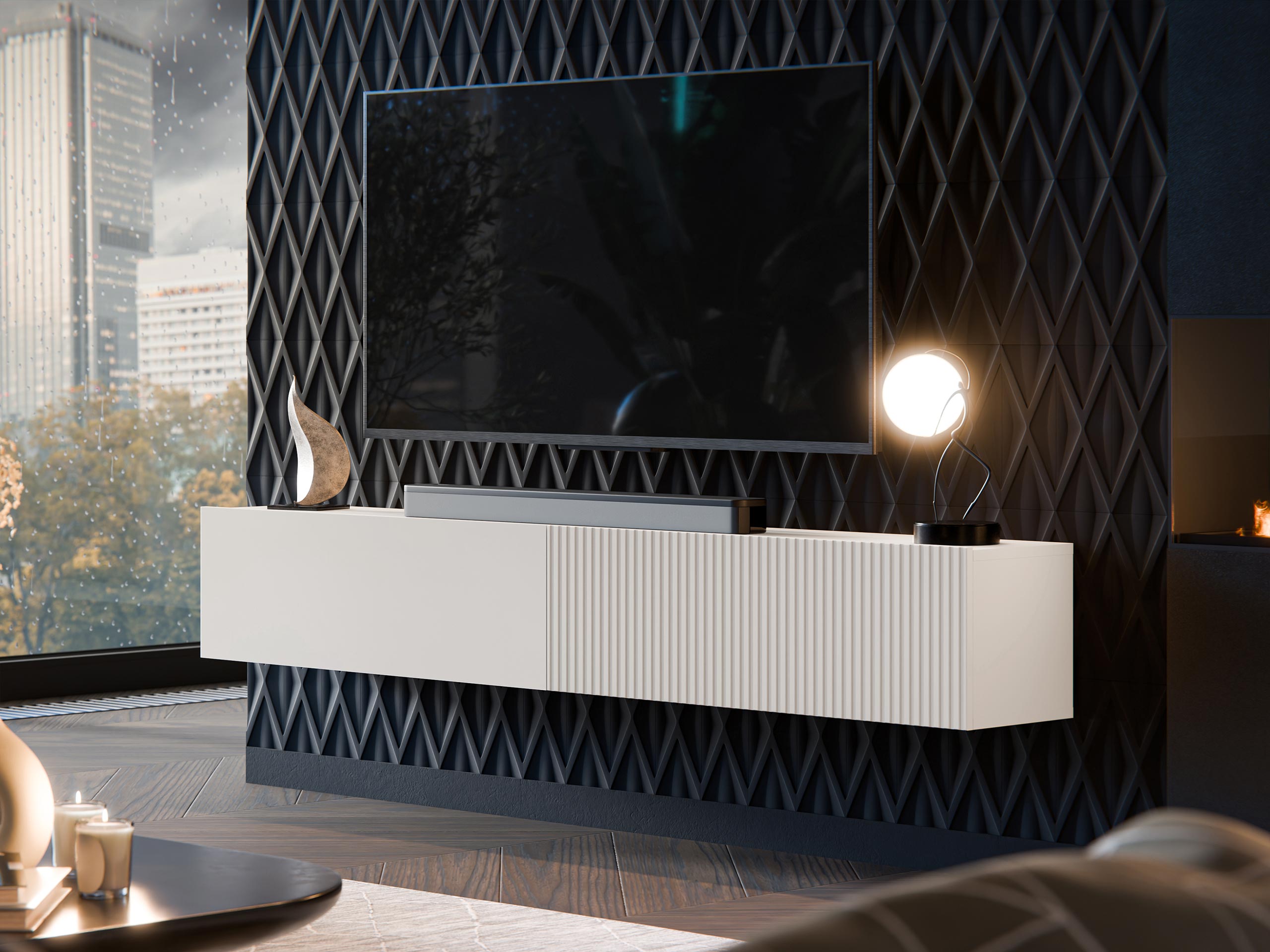 ТВ тумба Calveru 101 (Кашемир)