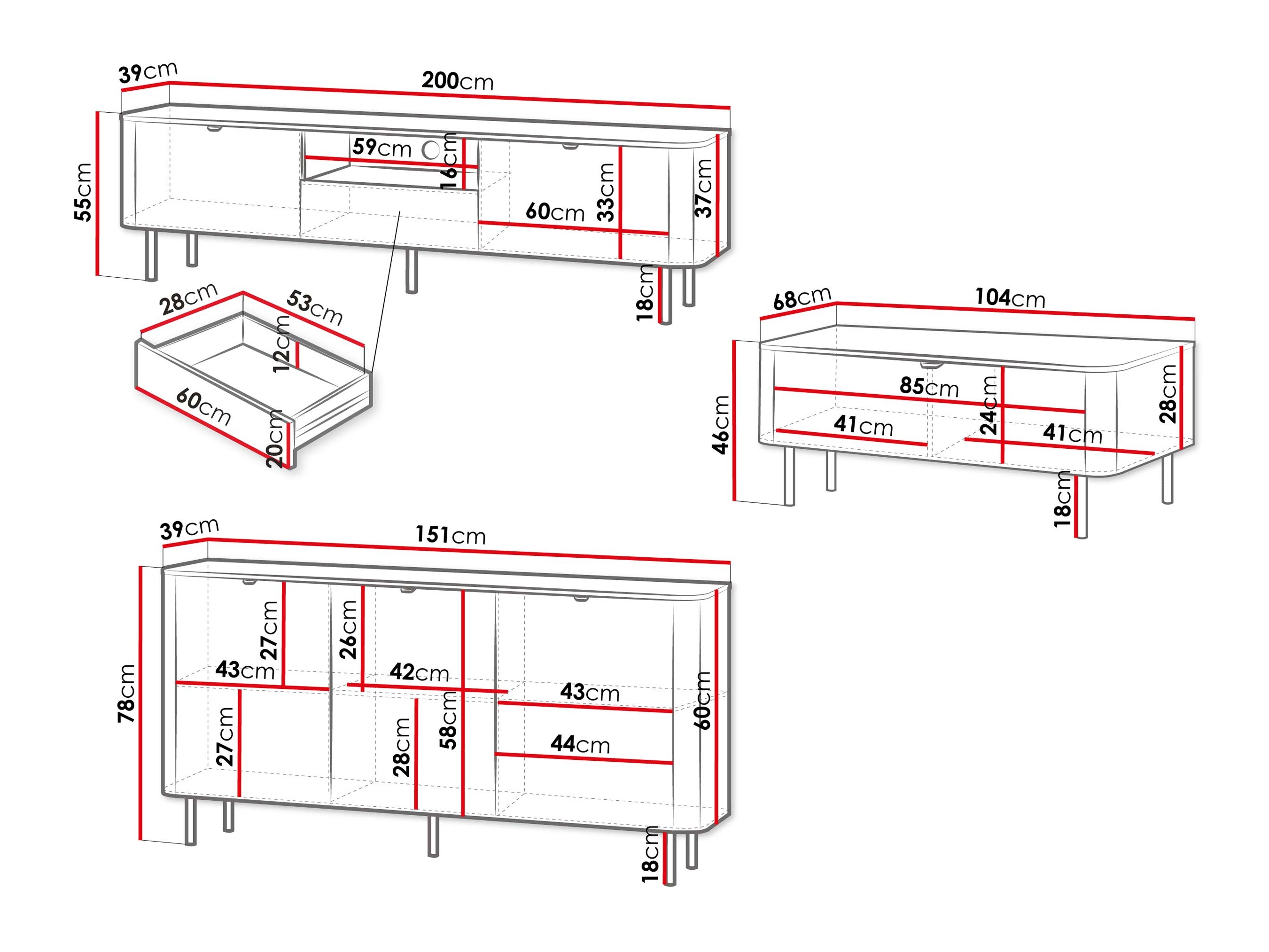Набор для гостиной Tebeni 104
