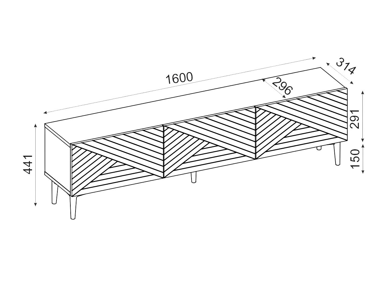 TV galds Kailua 2536 (Ozols)