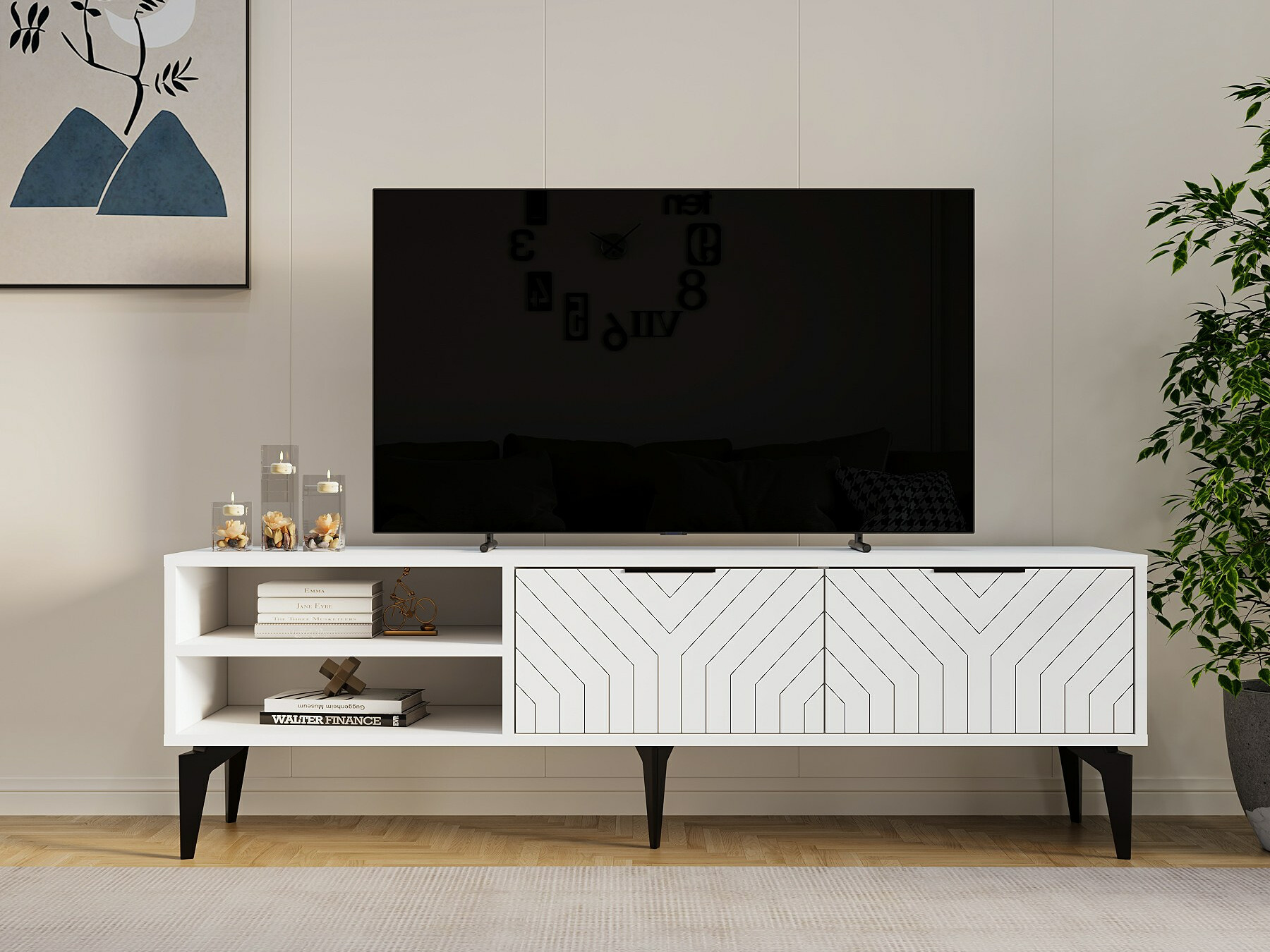 TV galds Kailua 2538 (Balts)