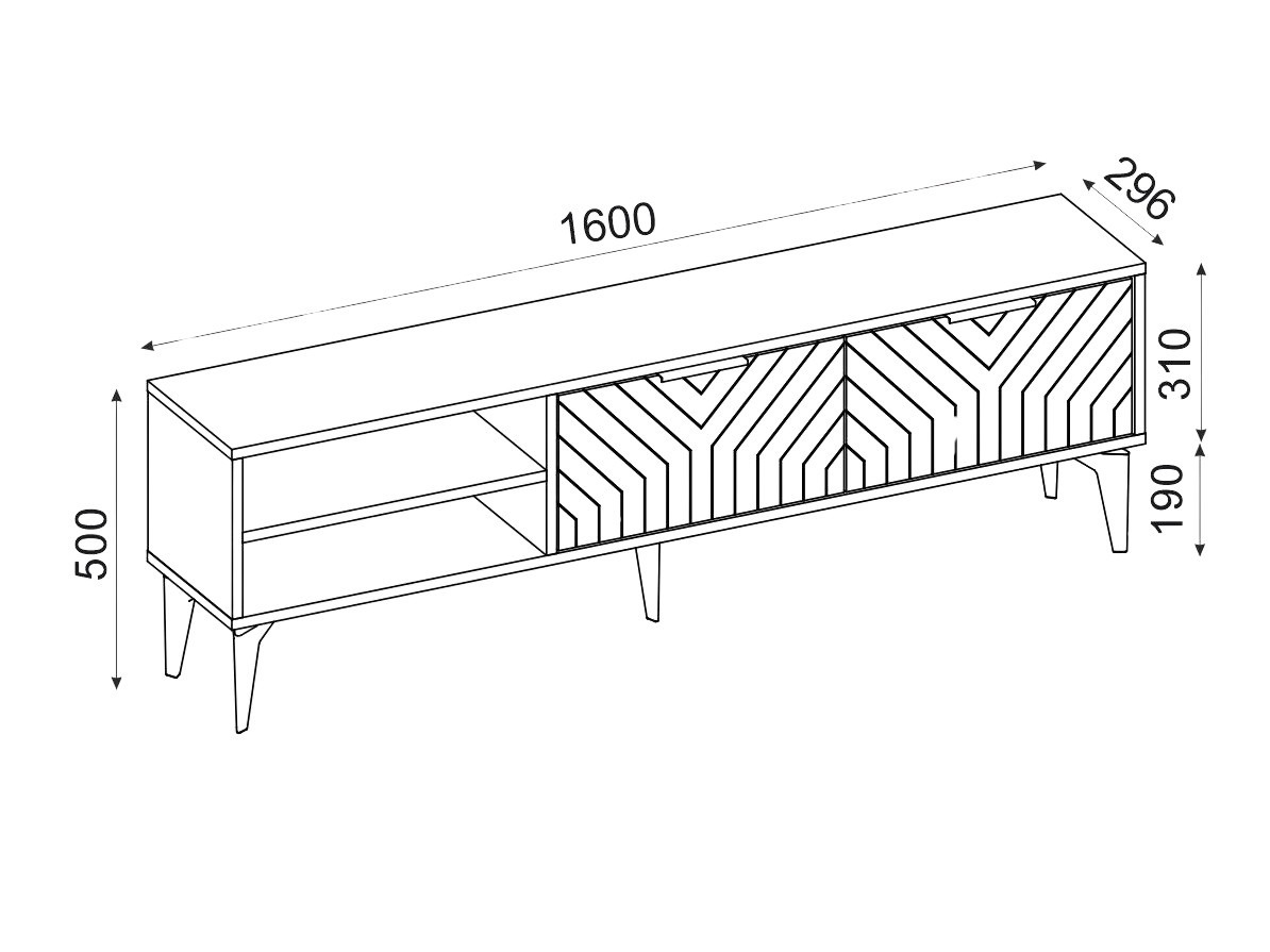 TV galds Kailua 2538 (Ozols)