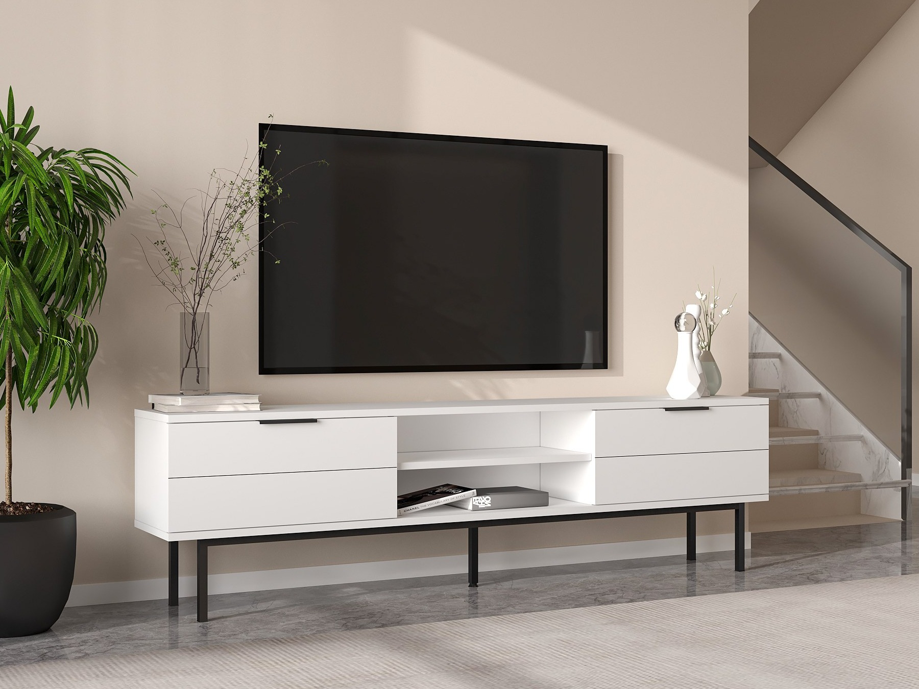 TV galds Kailua 2540 (Balts)