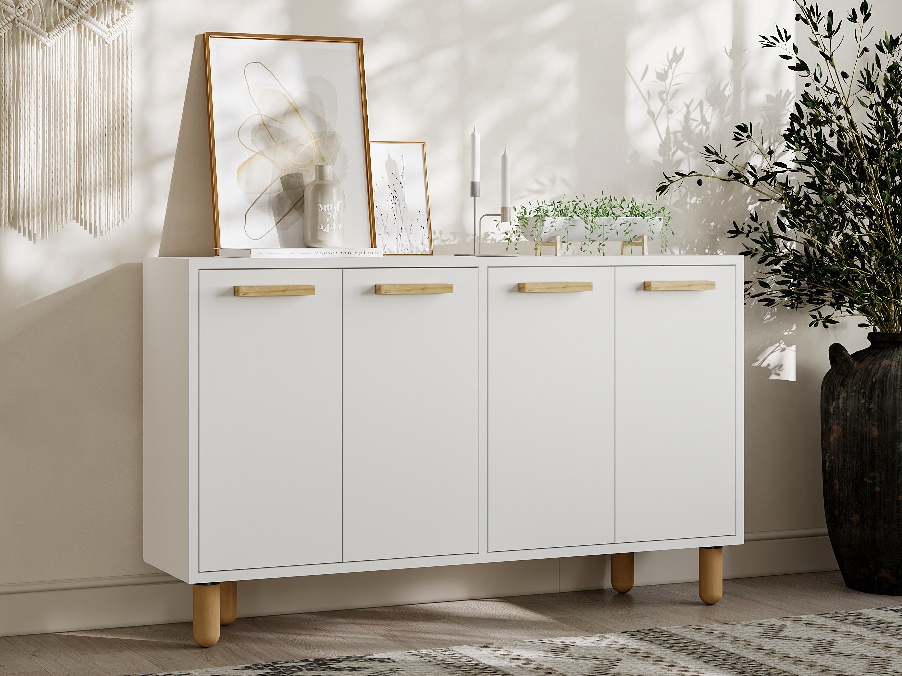 Skapis Kailua 2542 (Balts)