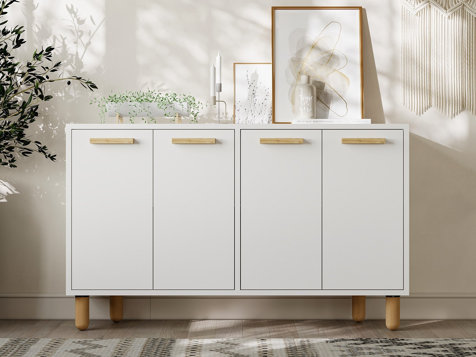 Skapis Kailua 2542 (Balts)