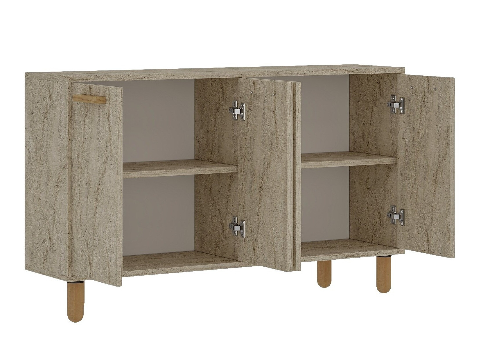 Skapis Kailua 2542 (Gaiši brūns)