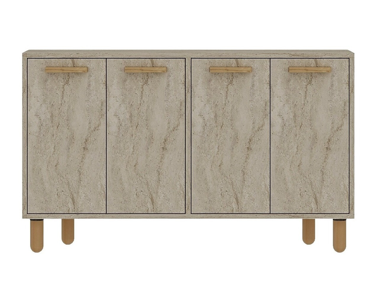 Skapis Kailua 2542 (Gaiši brūns)