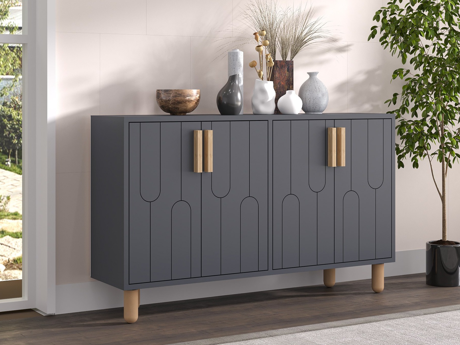 Skapis Kailua 2543 (Antracīts)