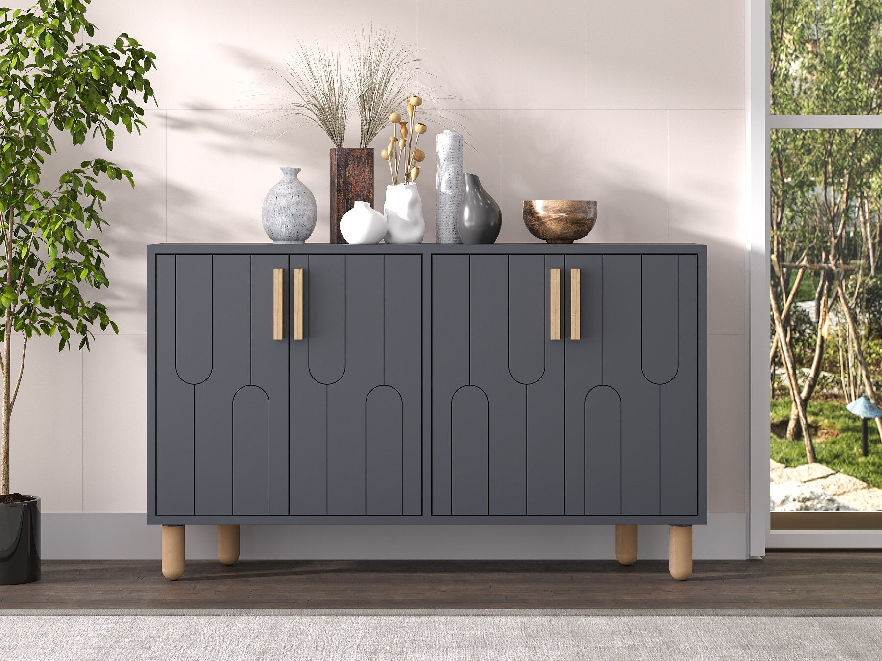 Skapis Kailua 2543 (Antracīts)