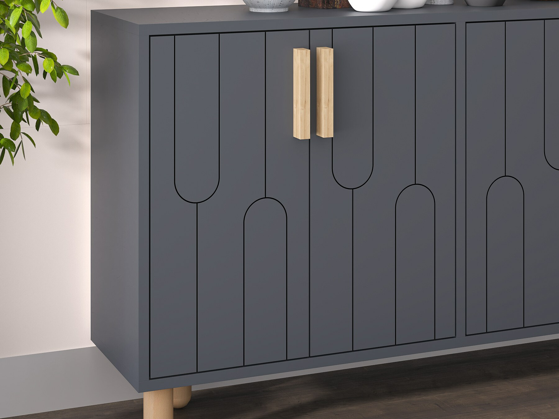 Skapis Kailua 2543 (Antracīts)