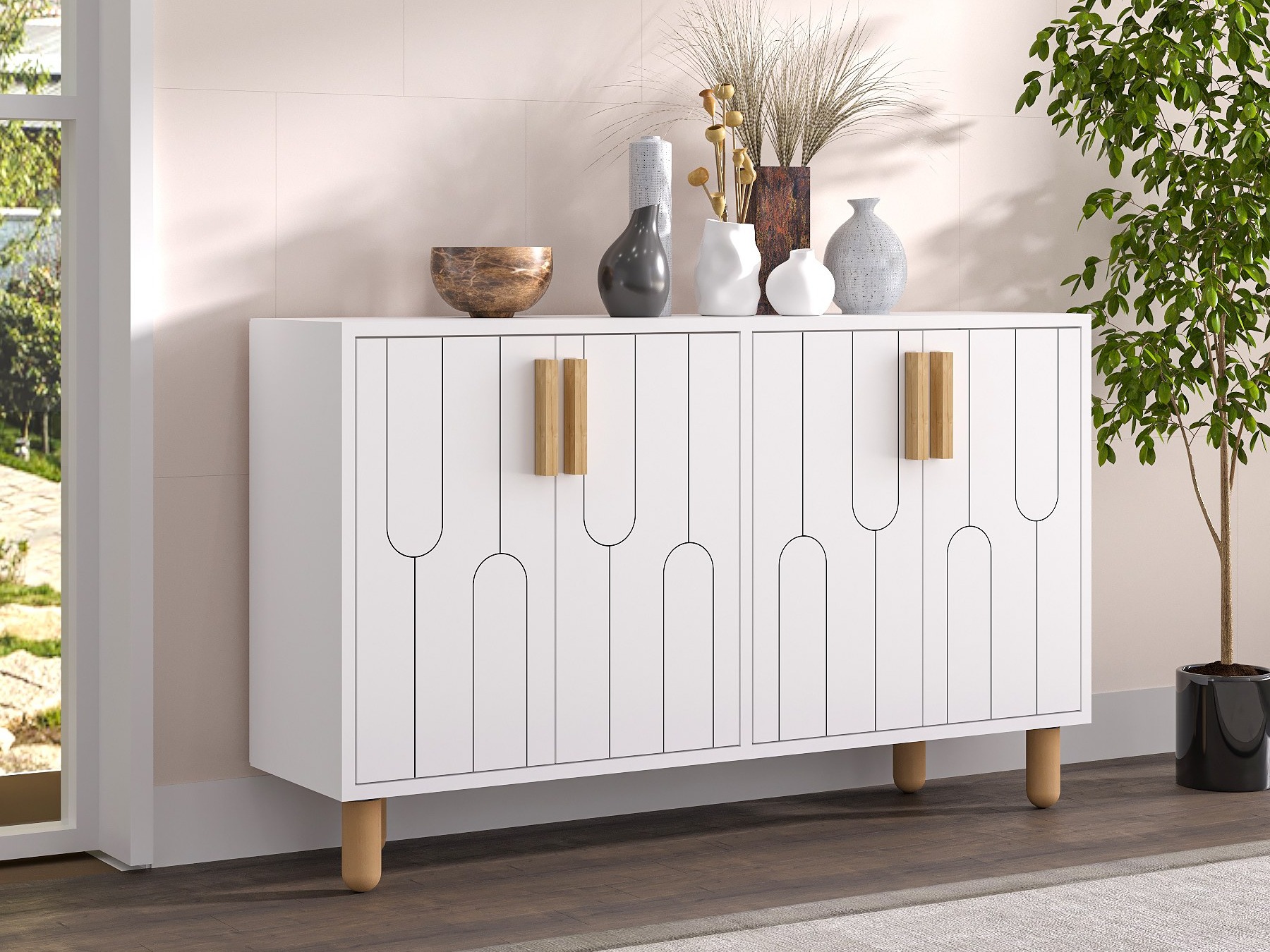 Skapis Kailua 2543 (Balts)