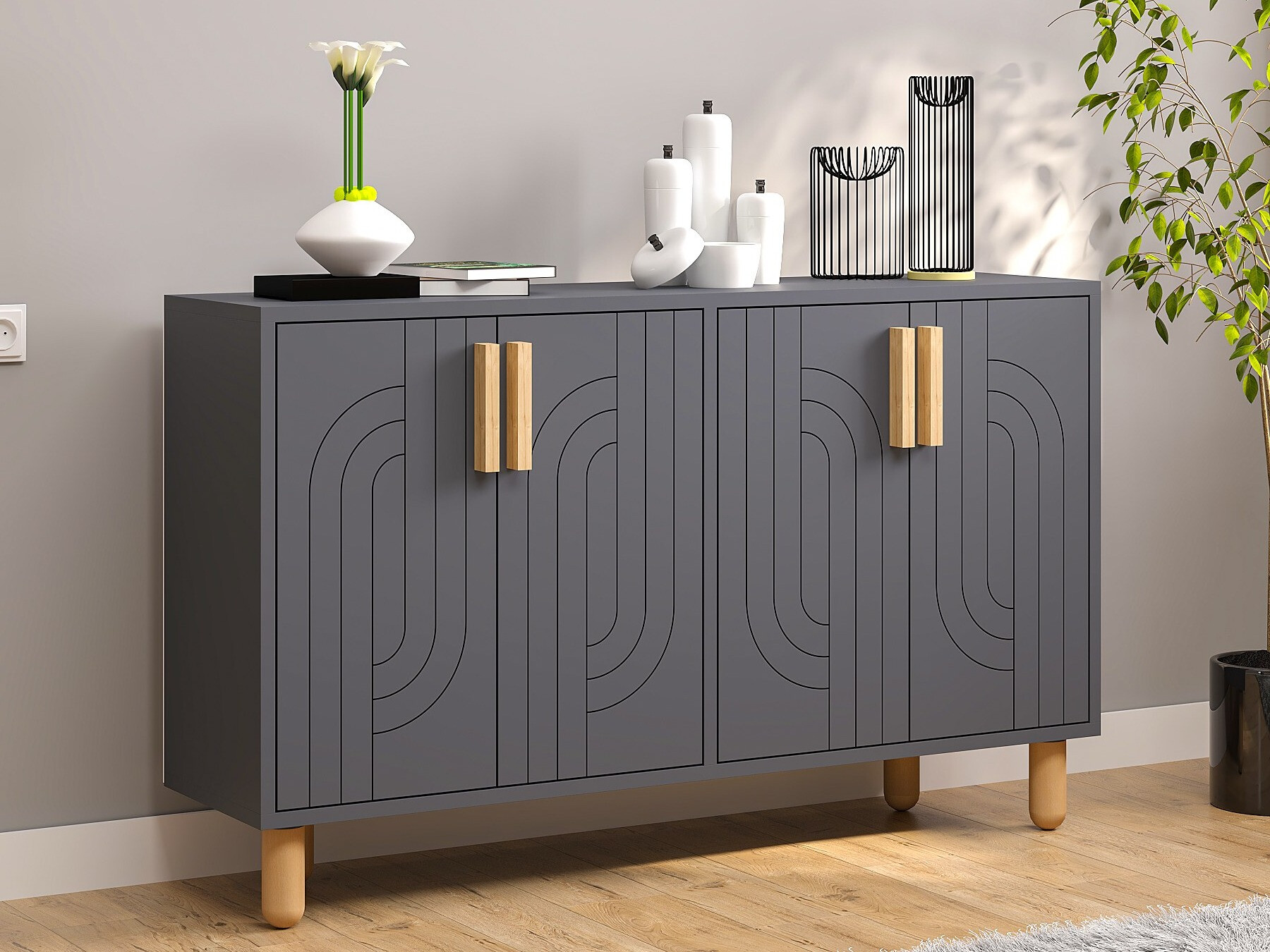 Шкафчик Kailua 2544 (Антрацит)