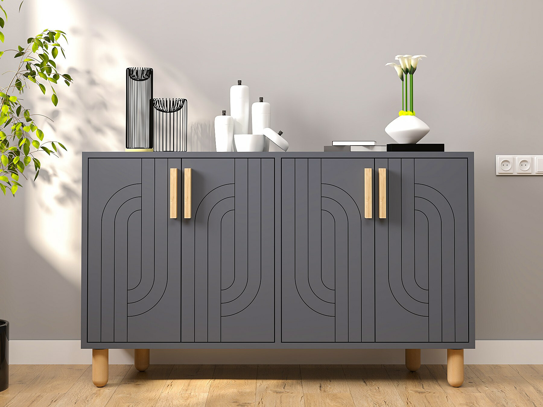 Шкафчик Kailua 2544 (Антрацит)