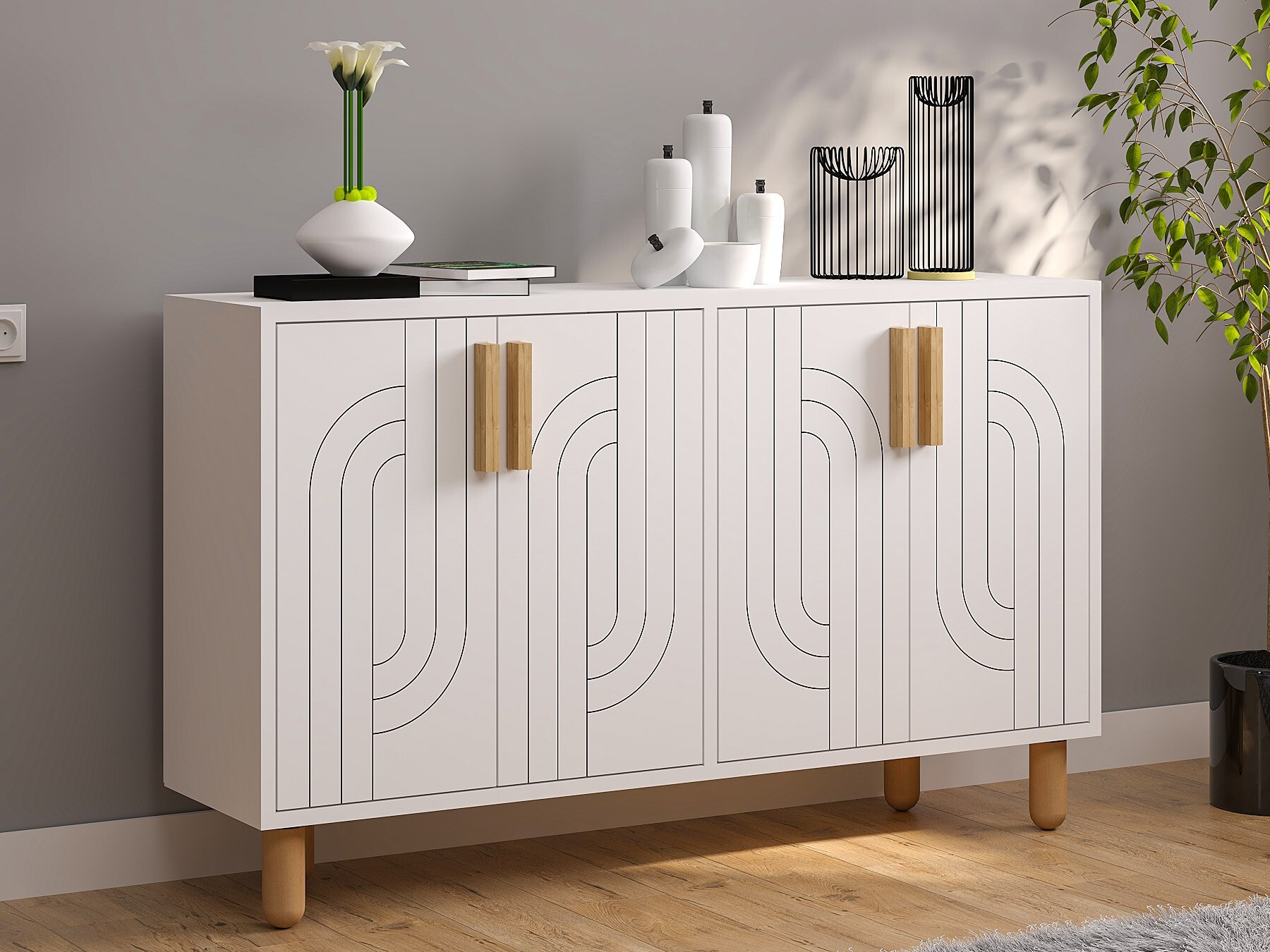 Шкафчик Kailua 2544 (Белый)